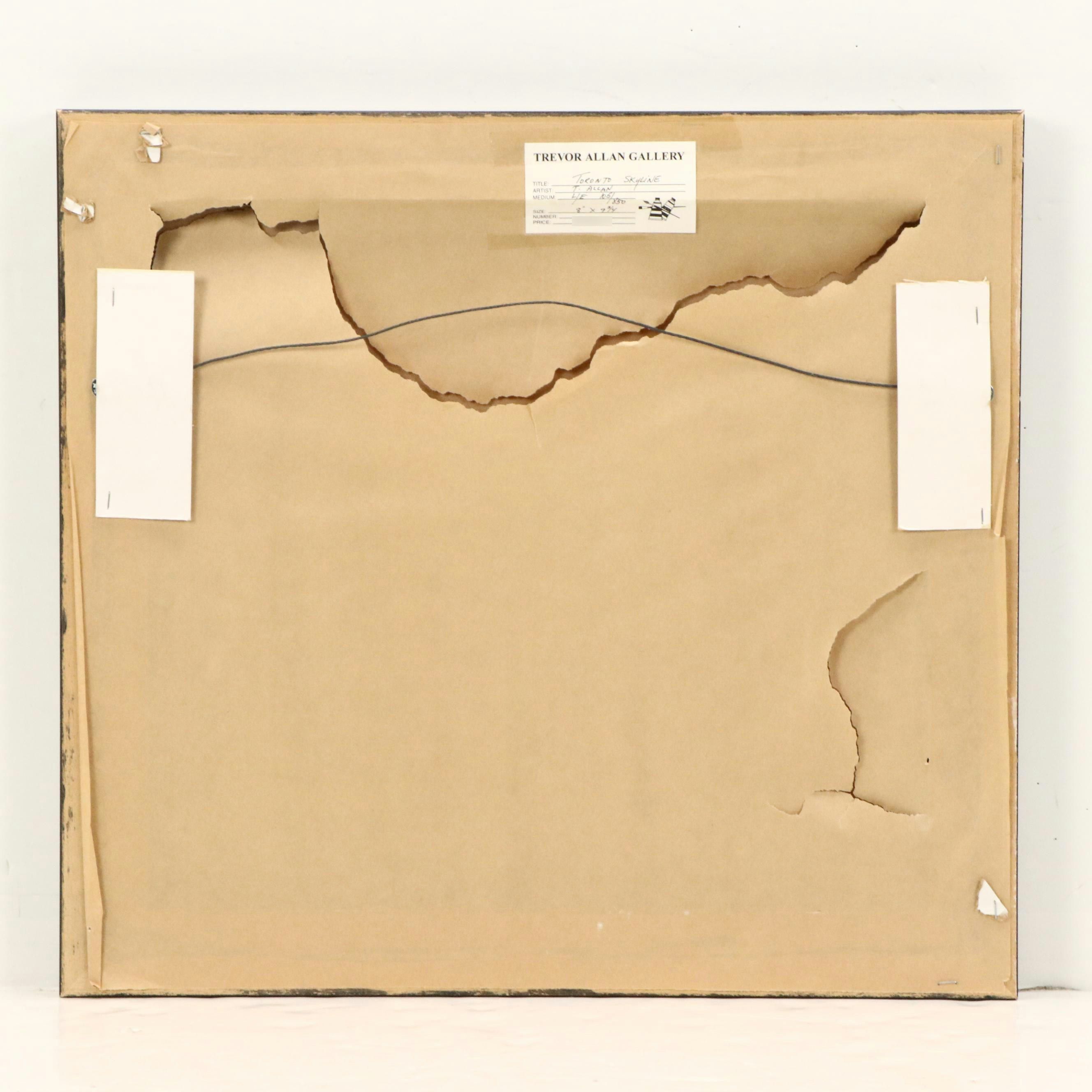 Trevor Allan Digital Print "Toronto Skyline"