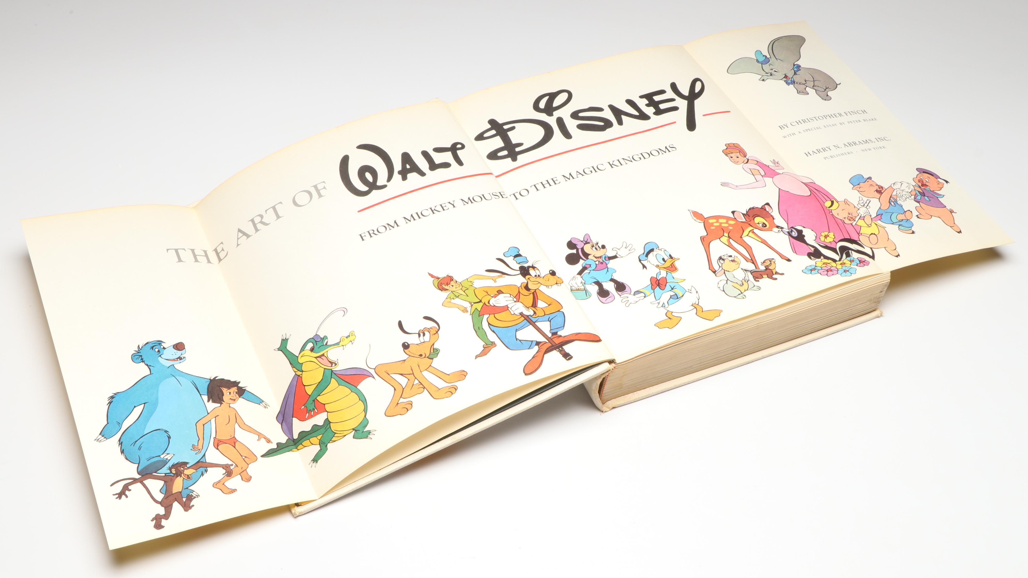 First Edition "The Art of Walt Disney" by Christopher Finch, 1973