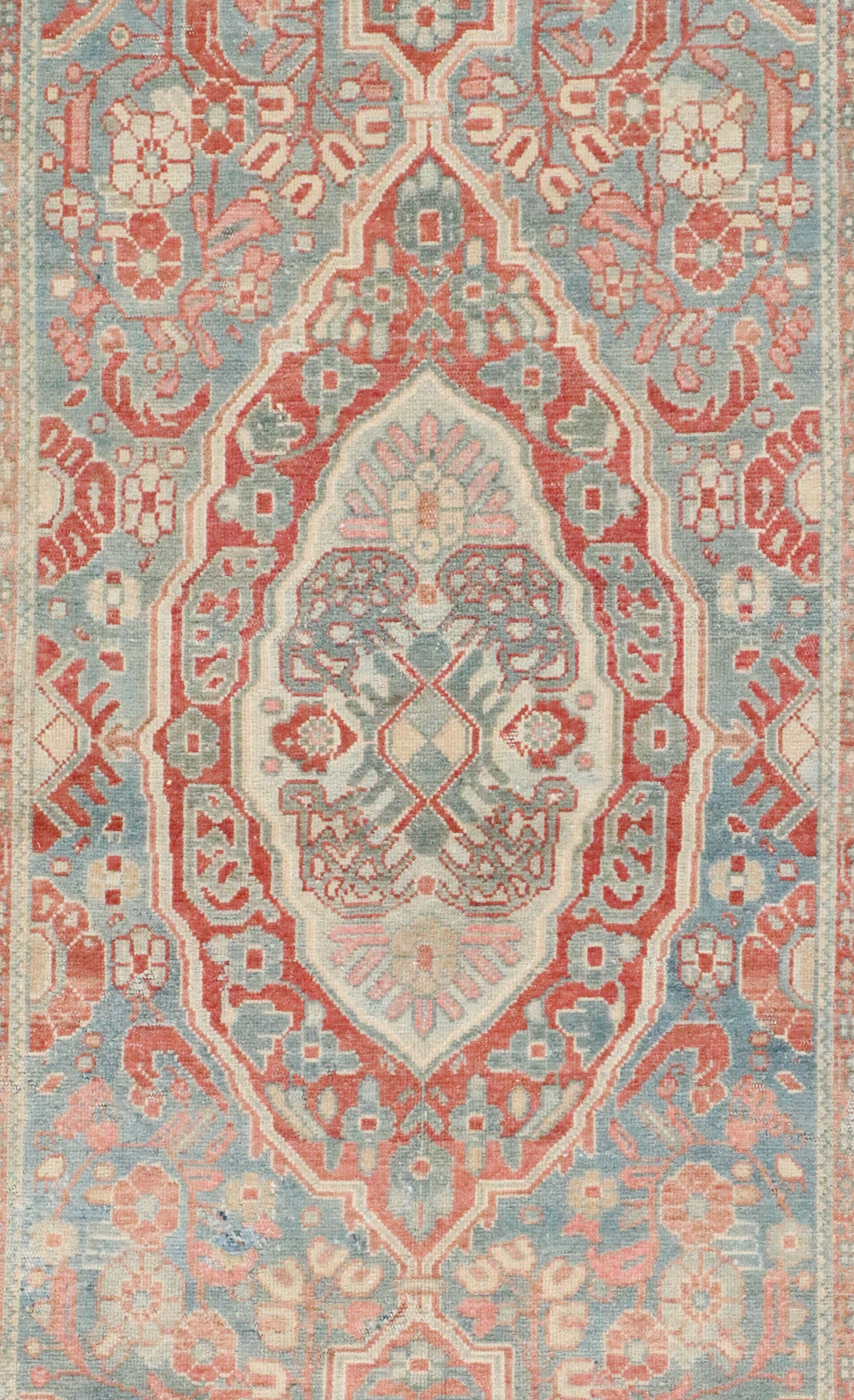 2'10 x 8'11 Hand-Knotted Persian Bakshayesh Carpet Runner