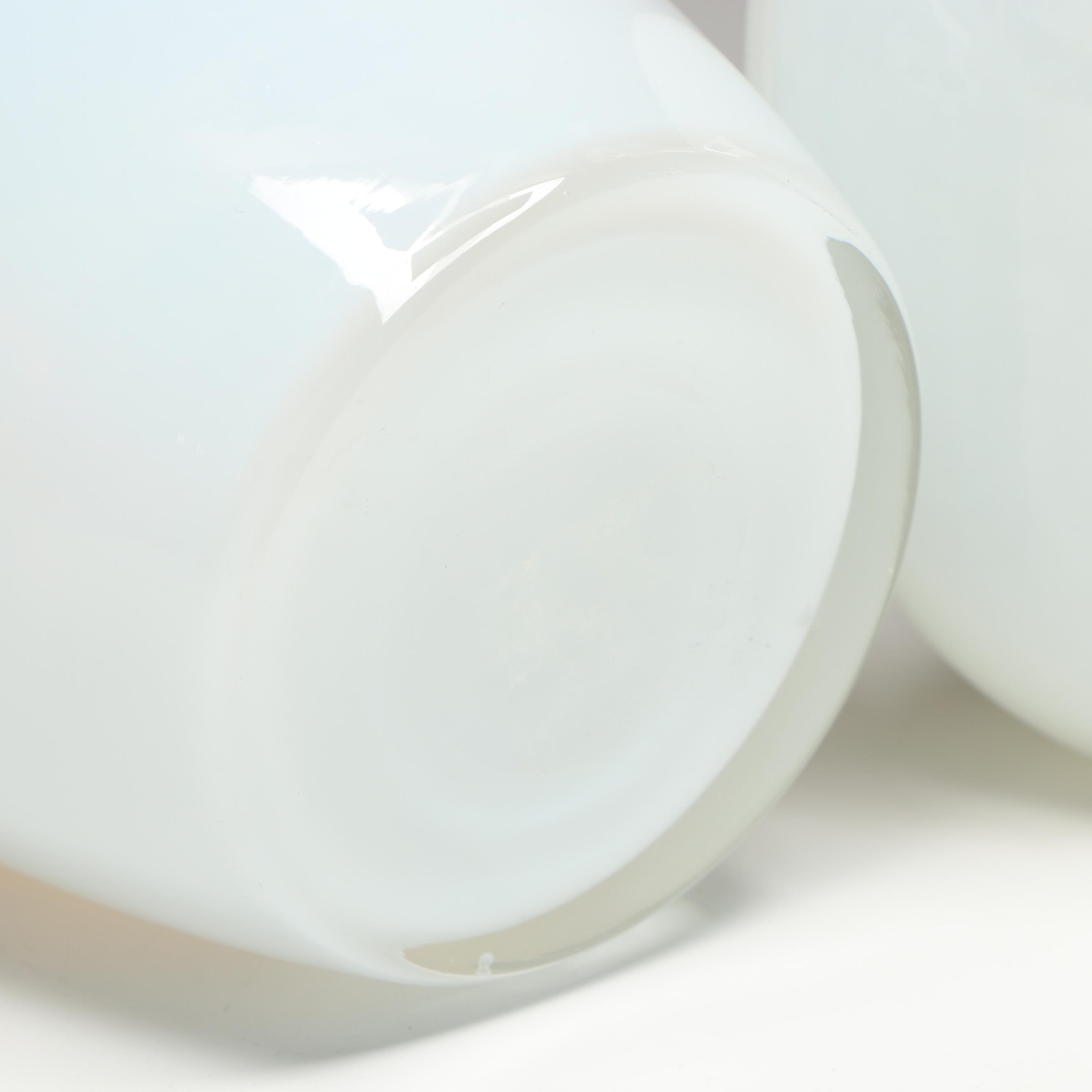 Danish Modern Style Opaline Vases