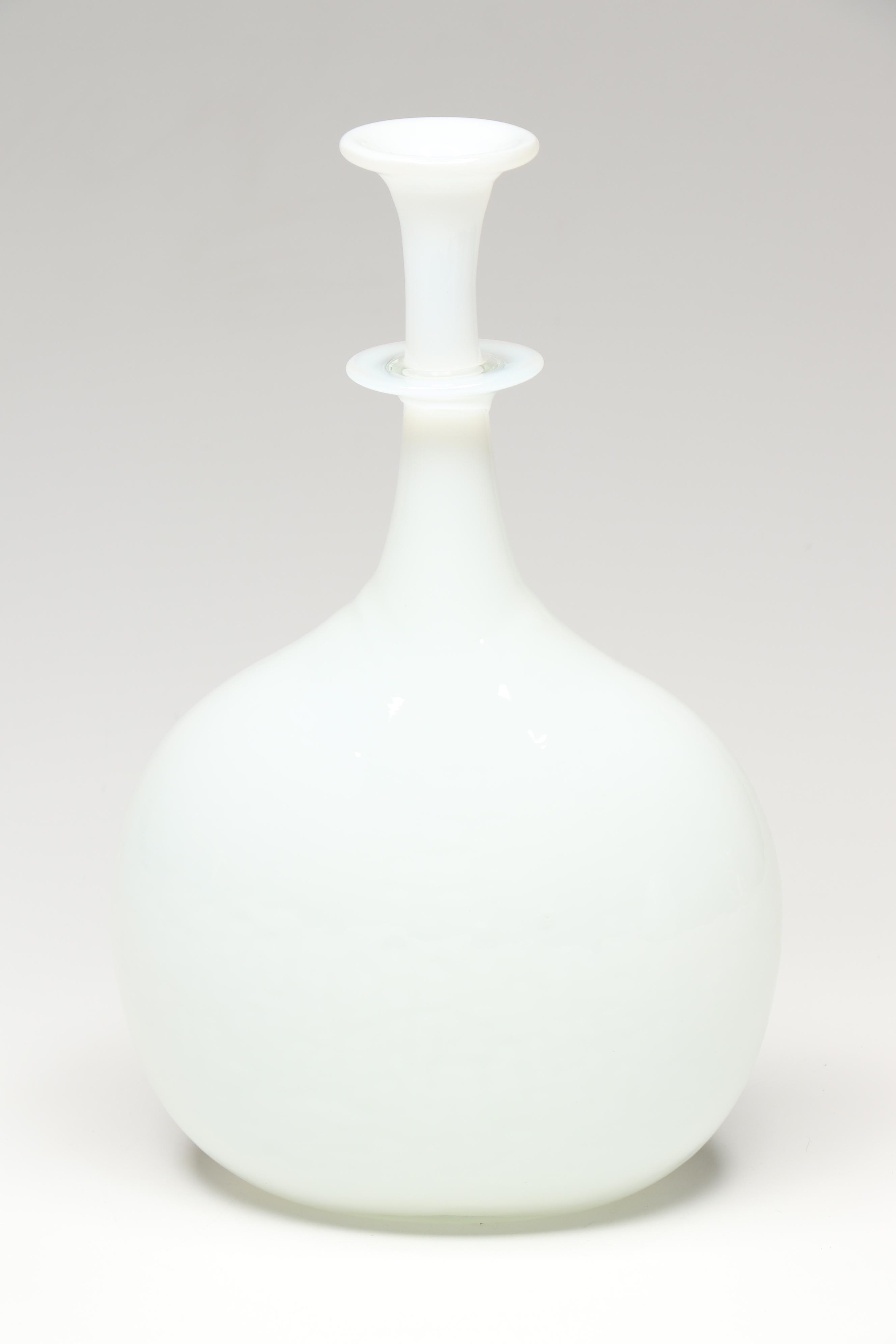 Danish Modern Style Opaline Vases