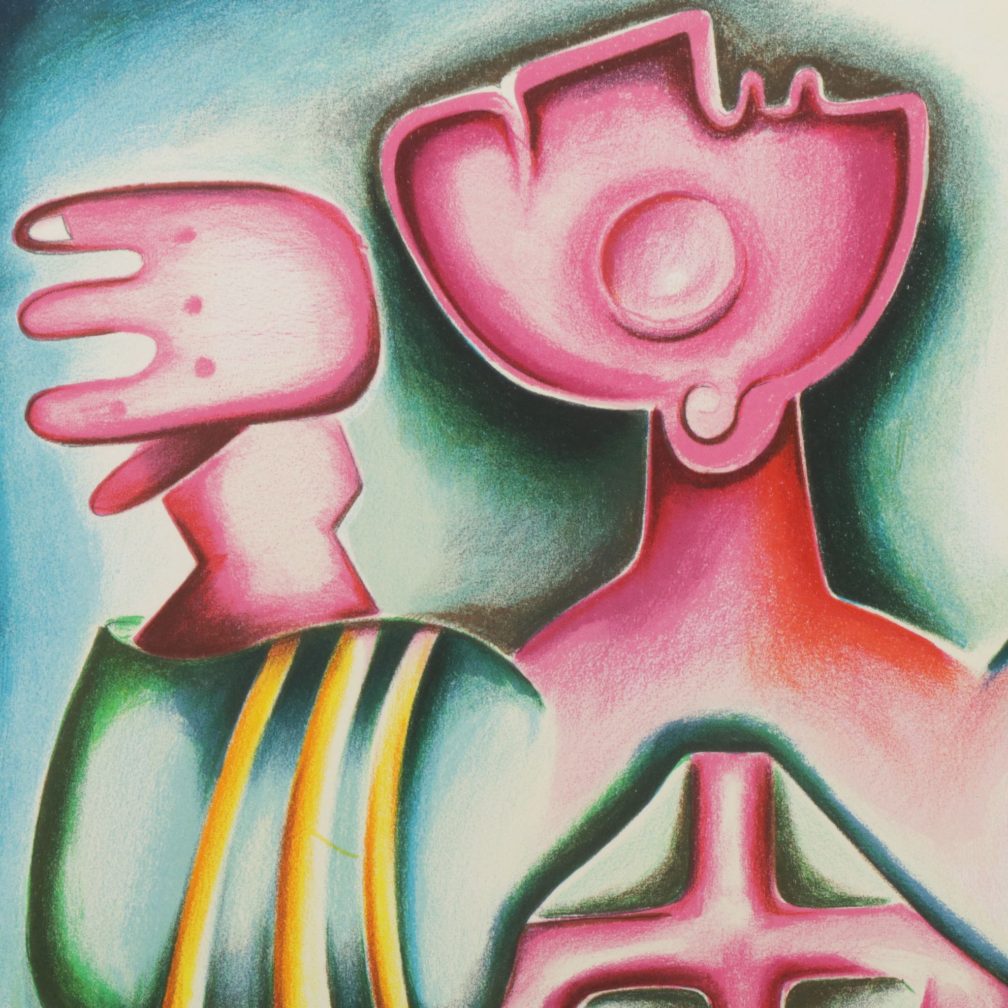 Alexandra Nechita Lithograph "Live and Let Live," 2009