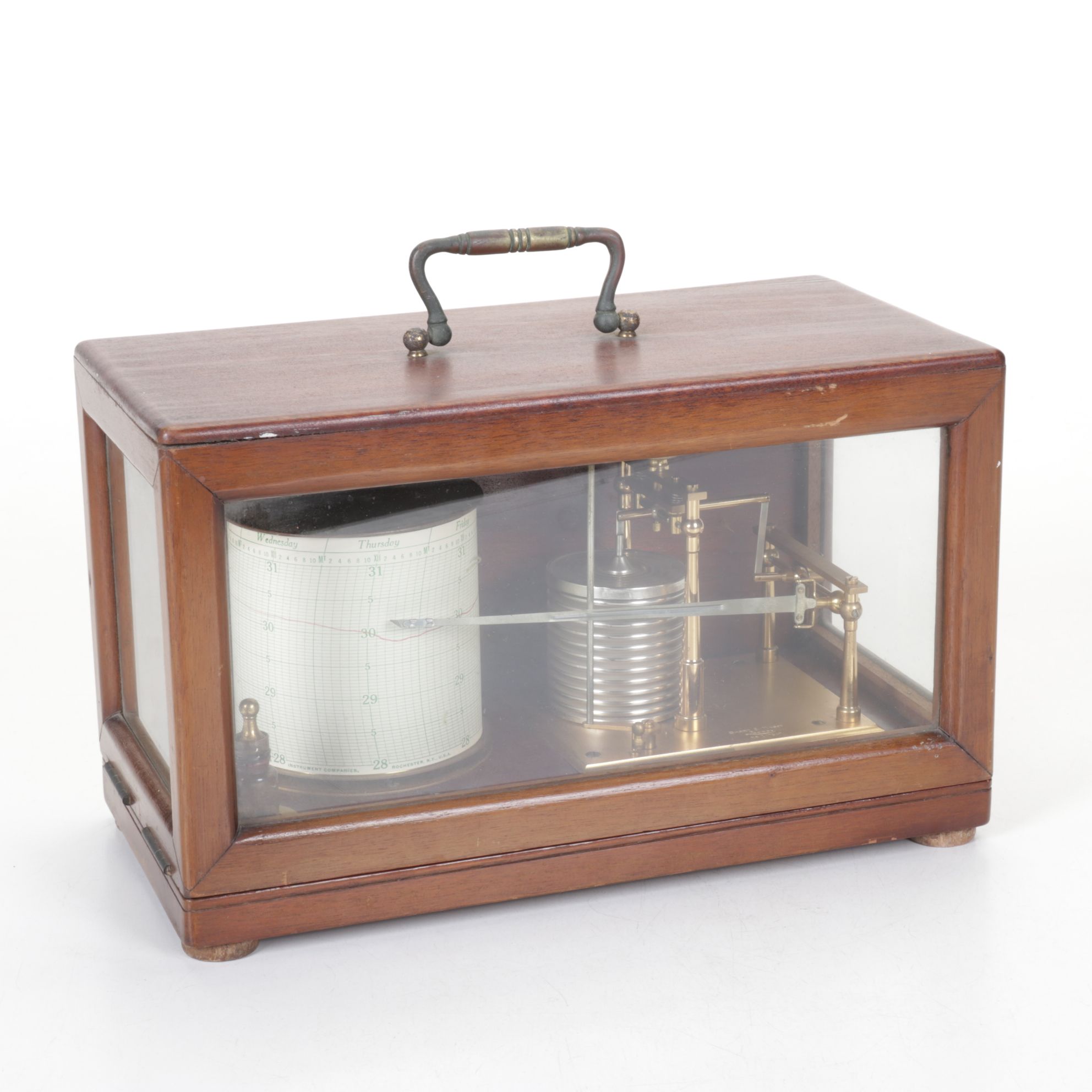 Smart & Mason Mechanical Barograph, Mid-20th Century