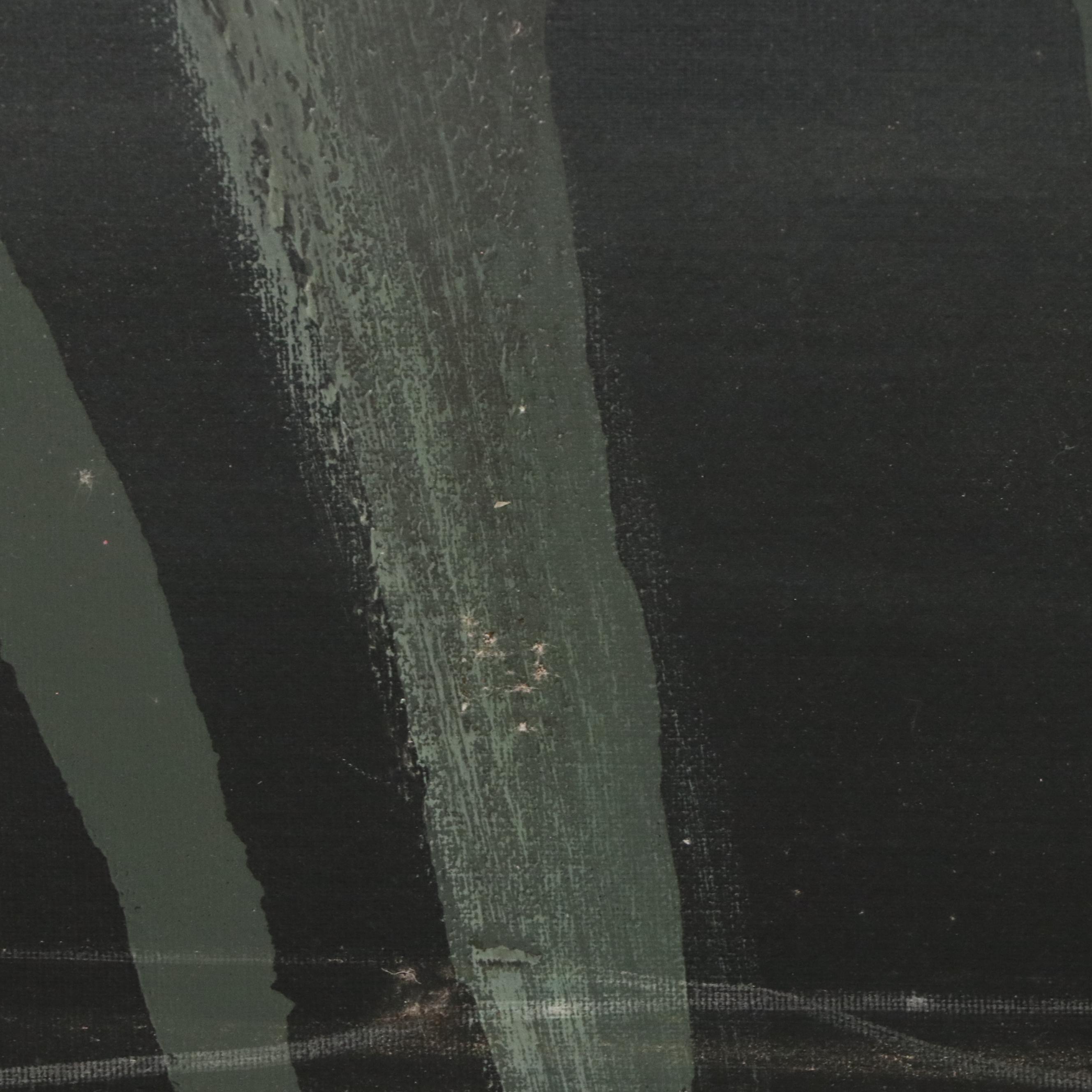 Lee Reynolds Vanguard Studios Large-Scale Acrylic Painting of Pink Orchids