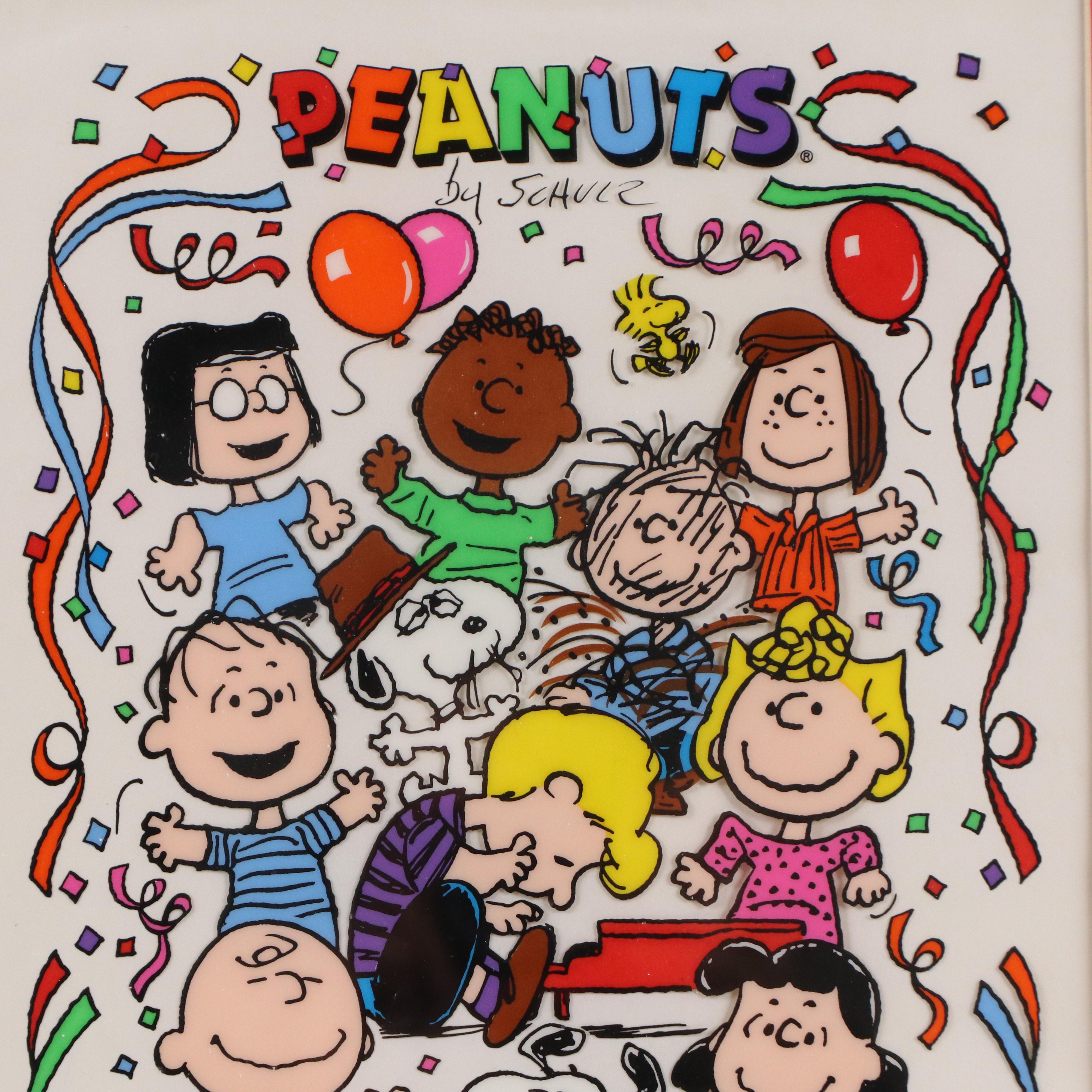 Peanuts Sericel "A Celebration" After Charles M. Schulz, 1994
