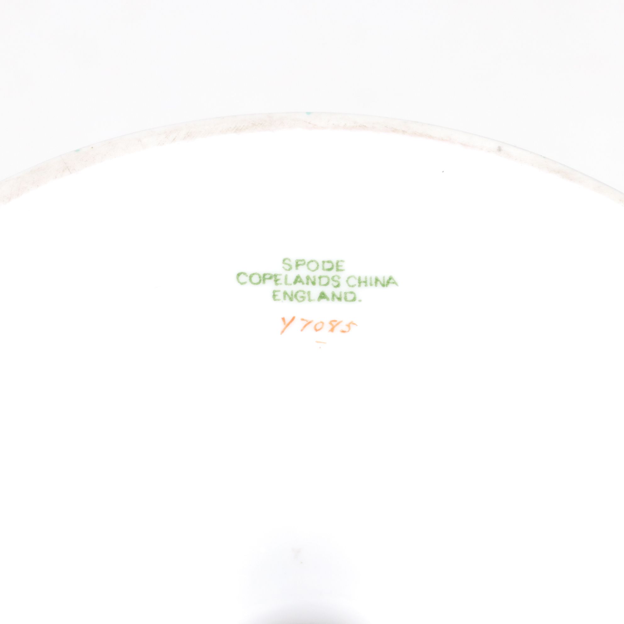 Spode "South African Coat of Arms" Porcelain Dinner Plates and Compote, 1940s