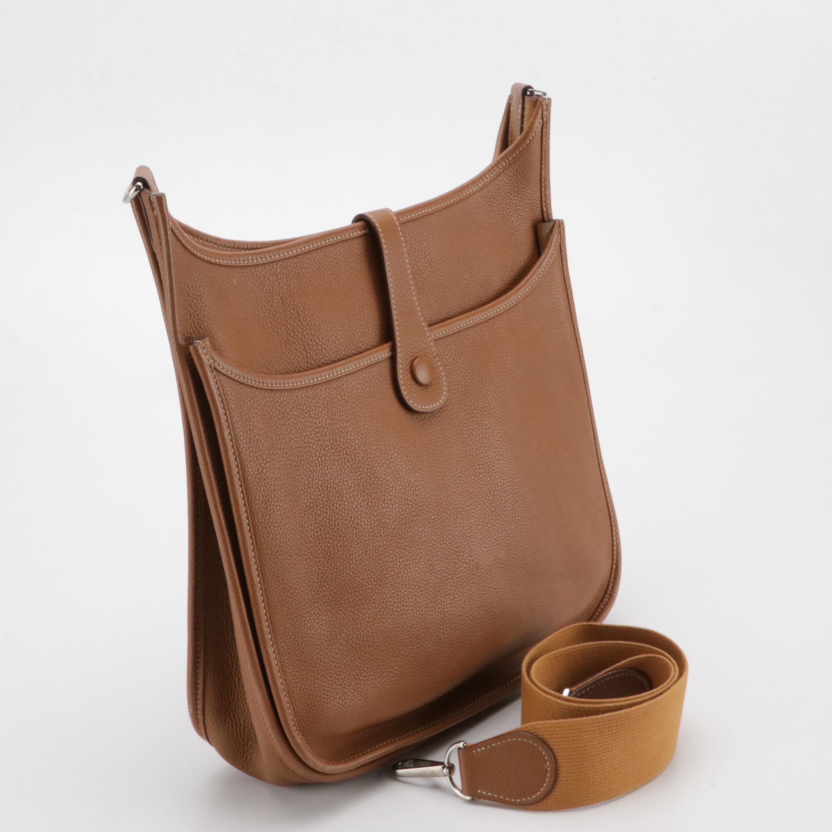 Hermès Evelyne II GM Bag in Clemence Leather