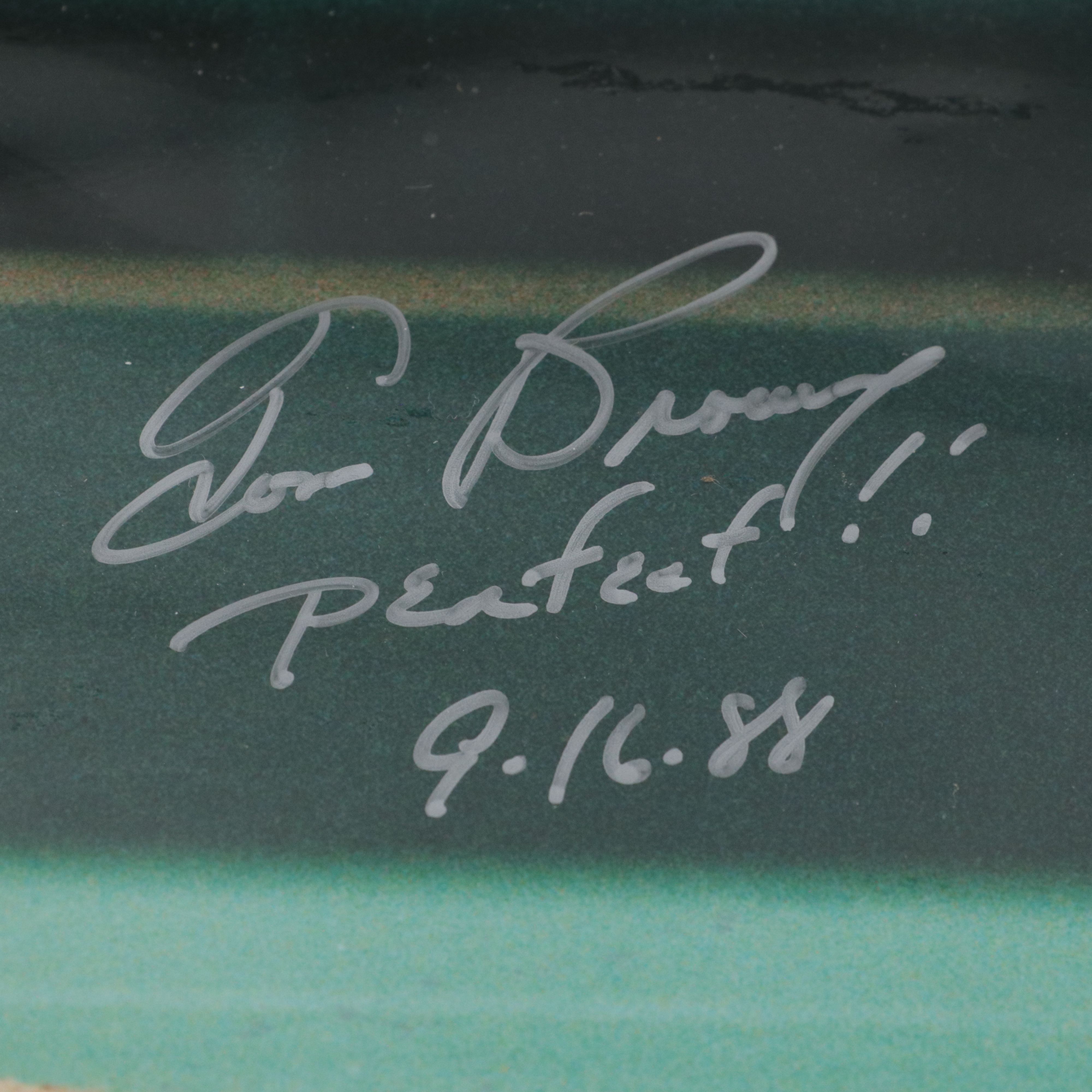 Four Signed Cincinnati Reds Photos, Bench, Browning, Sabo