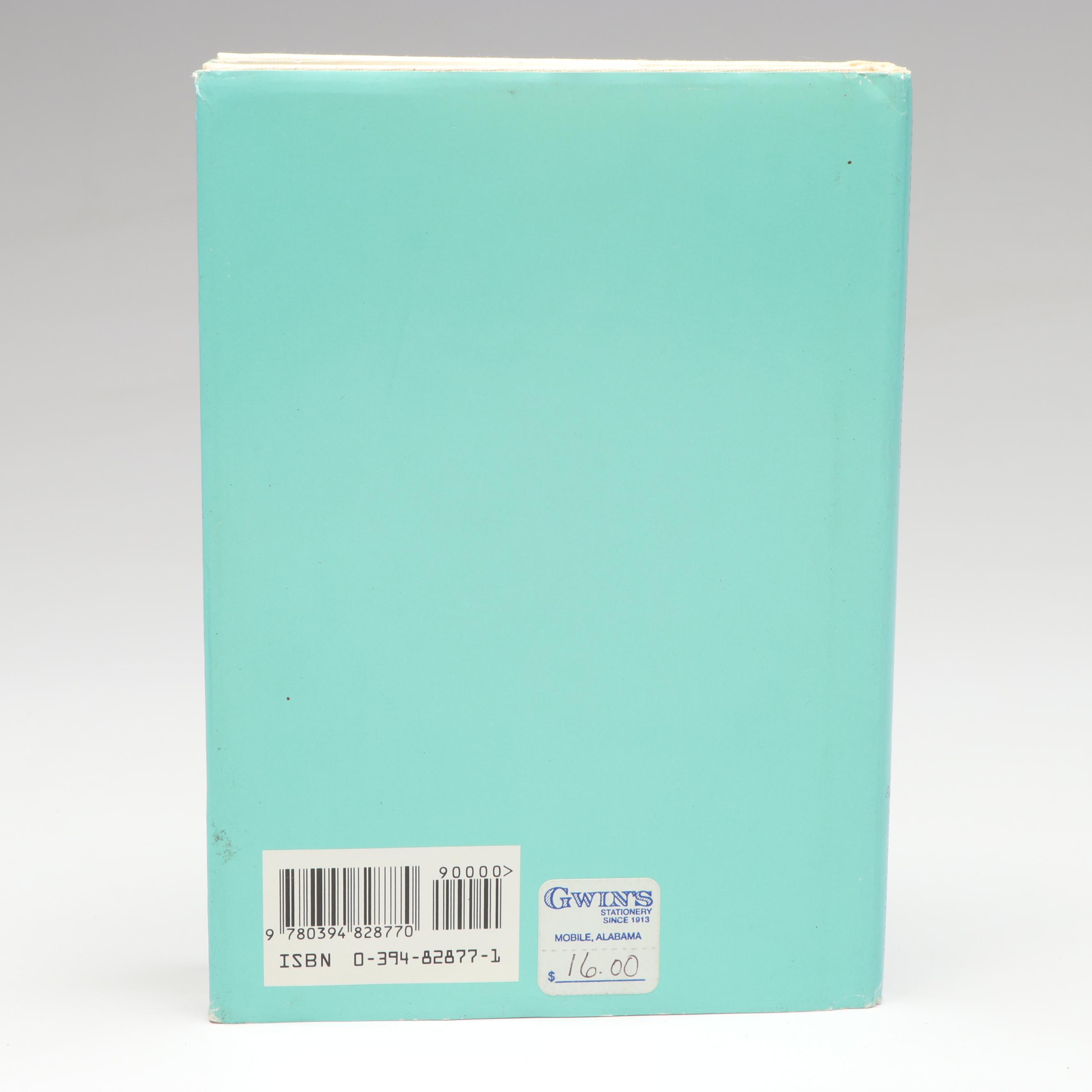 Illustrated "Tiffany's Table Manners for Teenagers" by Walter Hoving, 1989