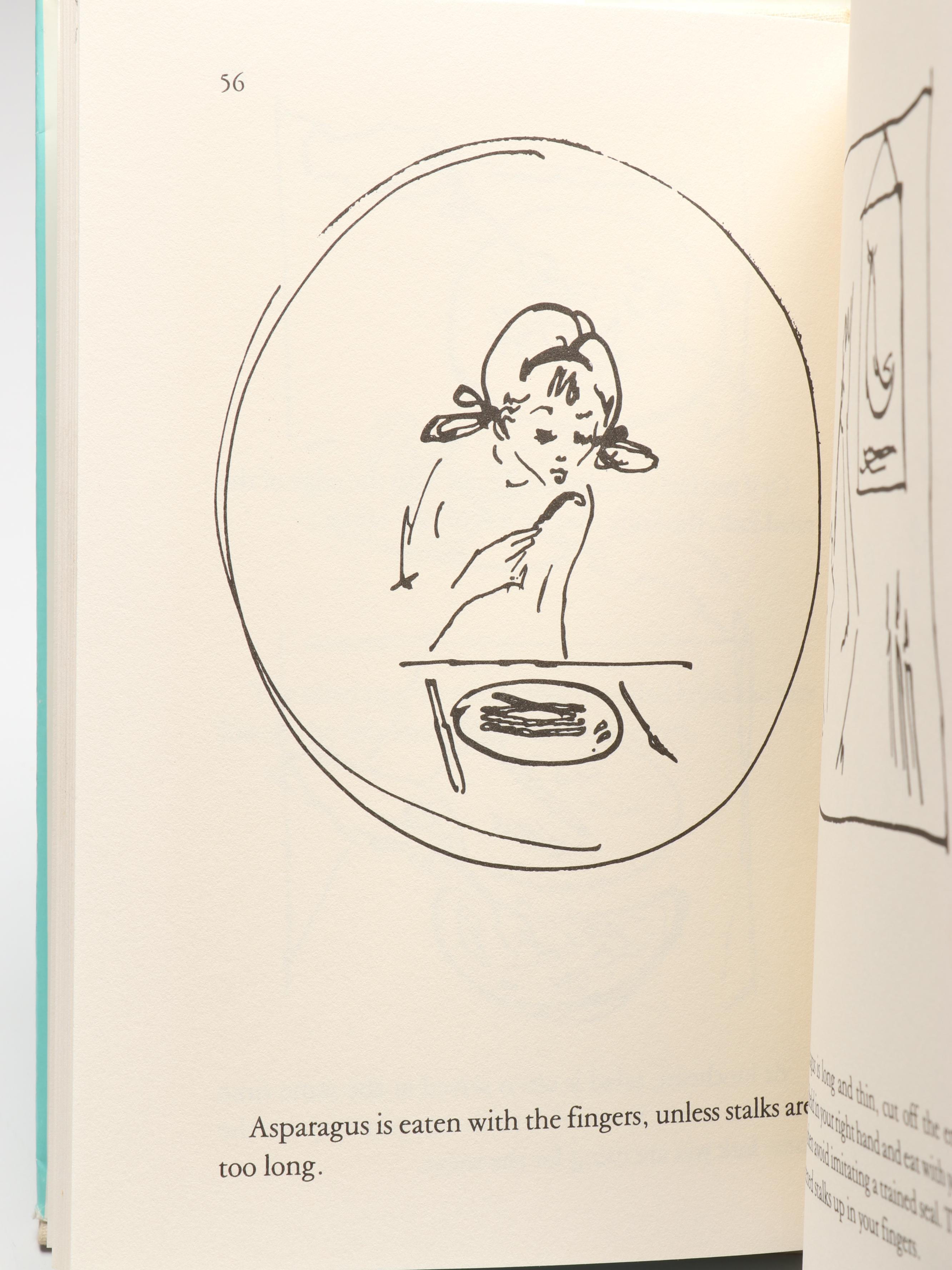Illustrated "Tiffany's Table Manners for Teenagers" by Walter Hoving, 1989