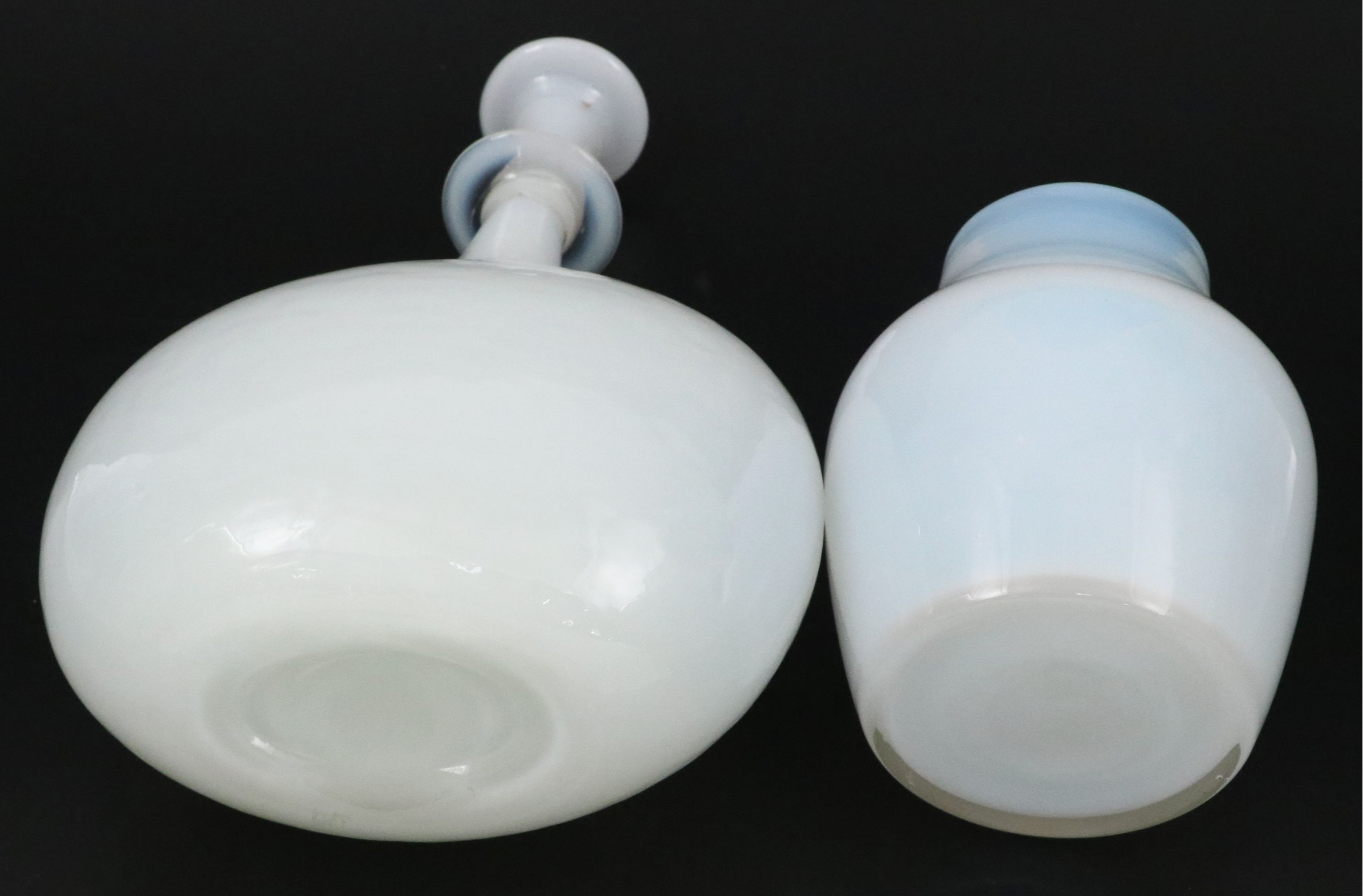 Danish Modern Style Opaline Vases