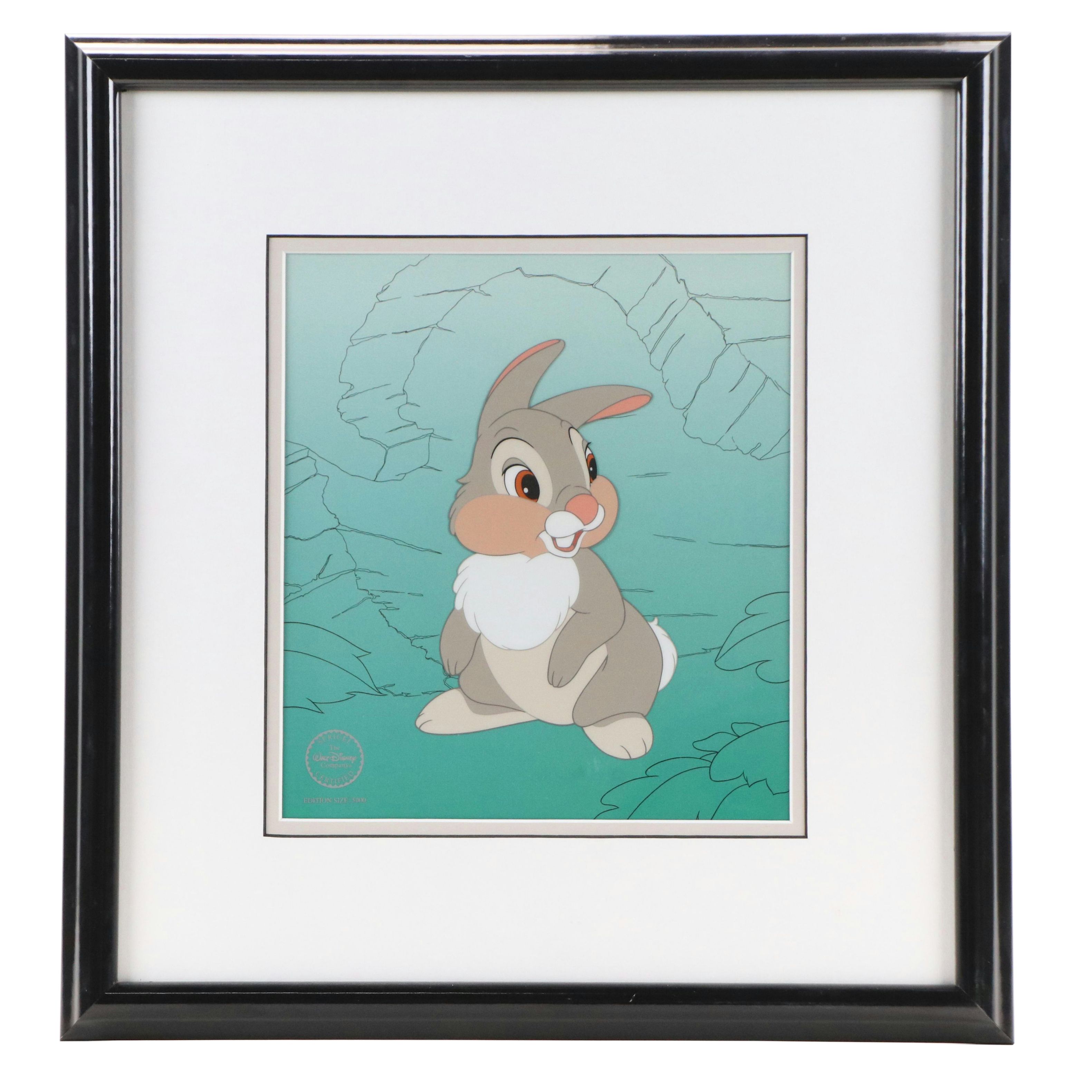 Disney Bambi Sericel "They Call Me Thumper," 1997