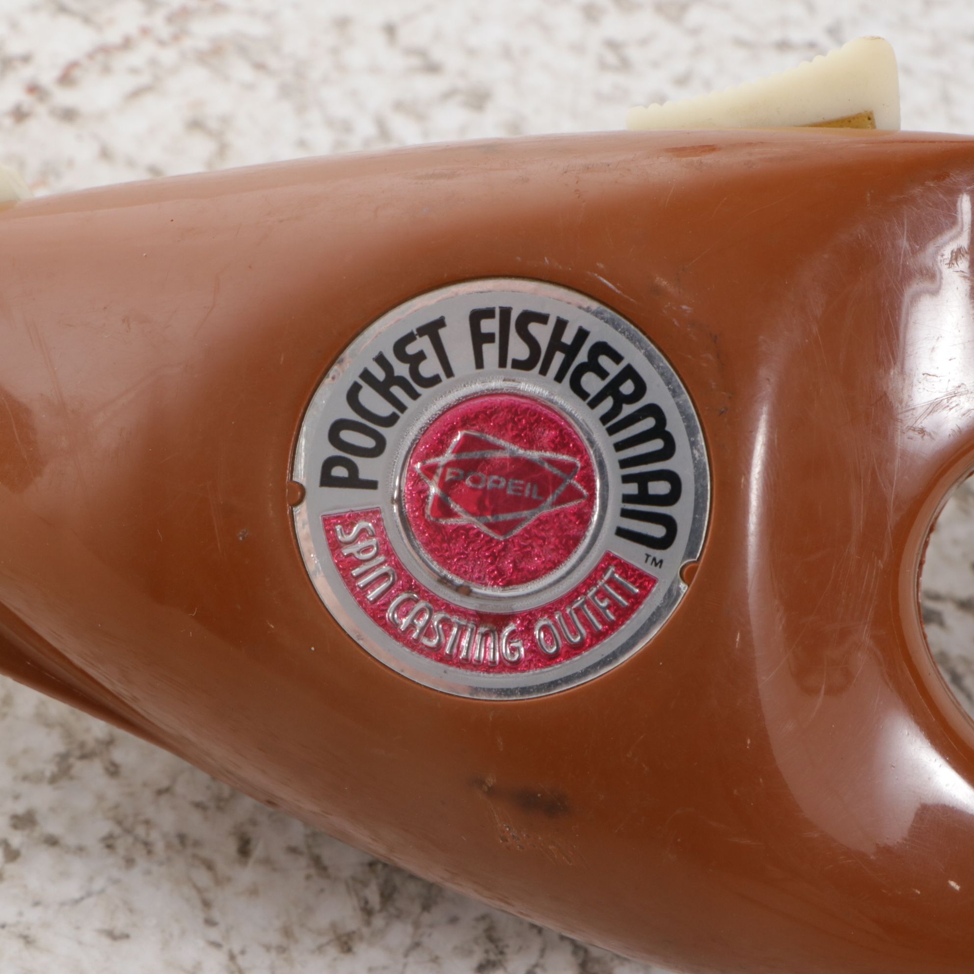 Popeil "Pocket Fisherman", Bamboo Fly Rod, and Other Fishing Gear