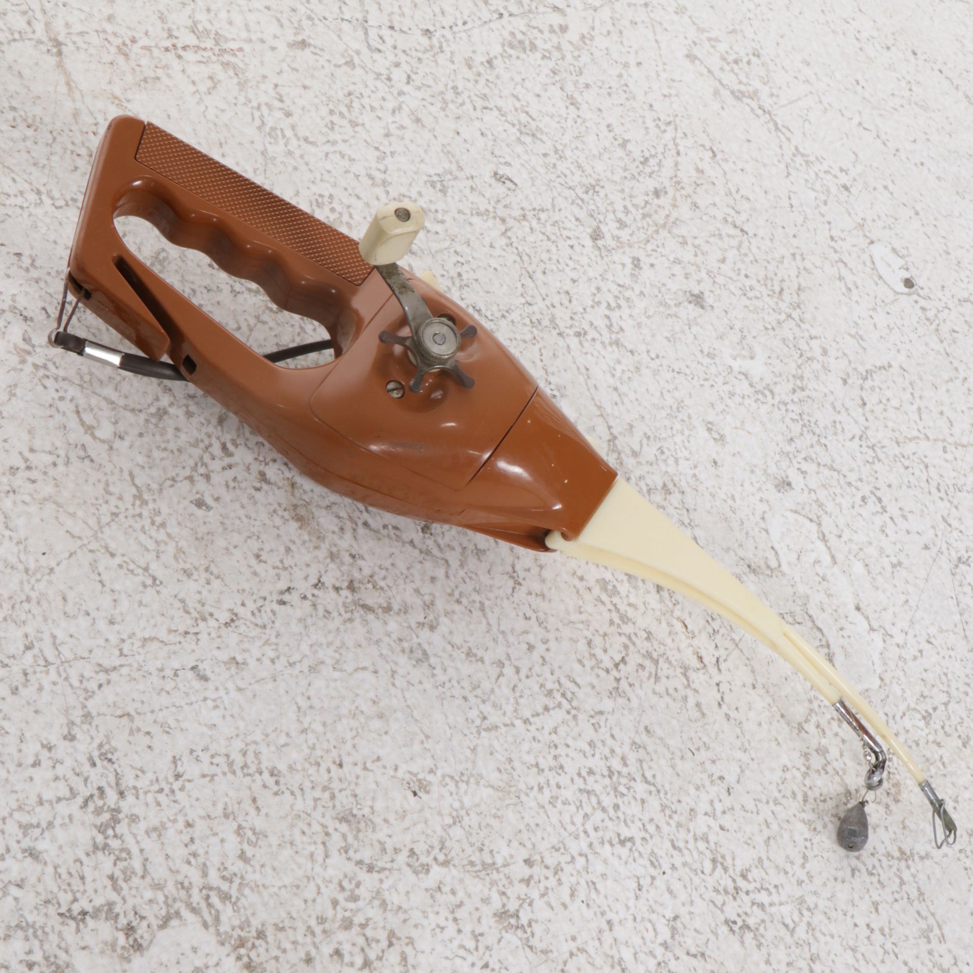 Popeil "Pocket Fisherman", Bamboo Fly Rod, and Other Fishing Gear