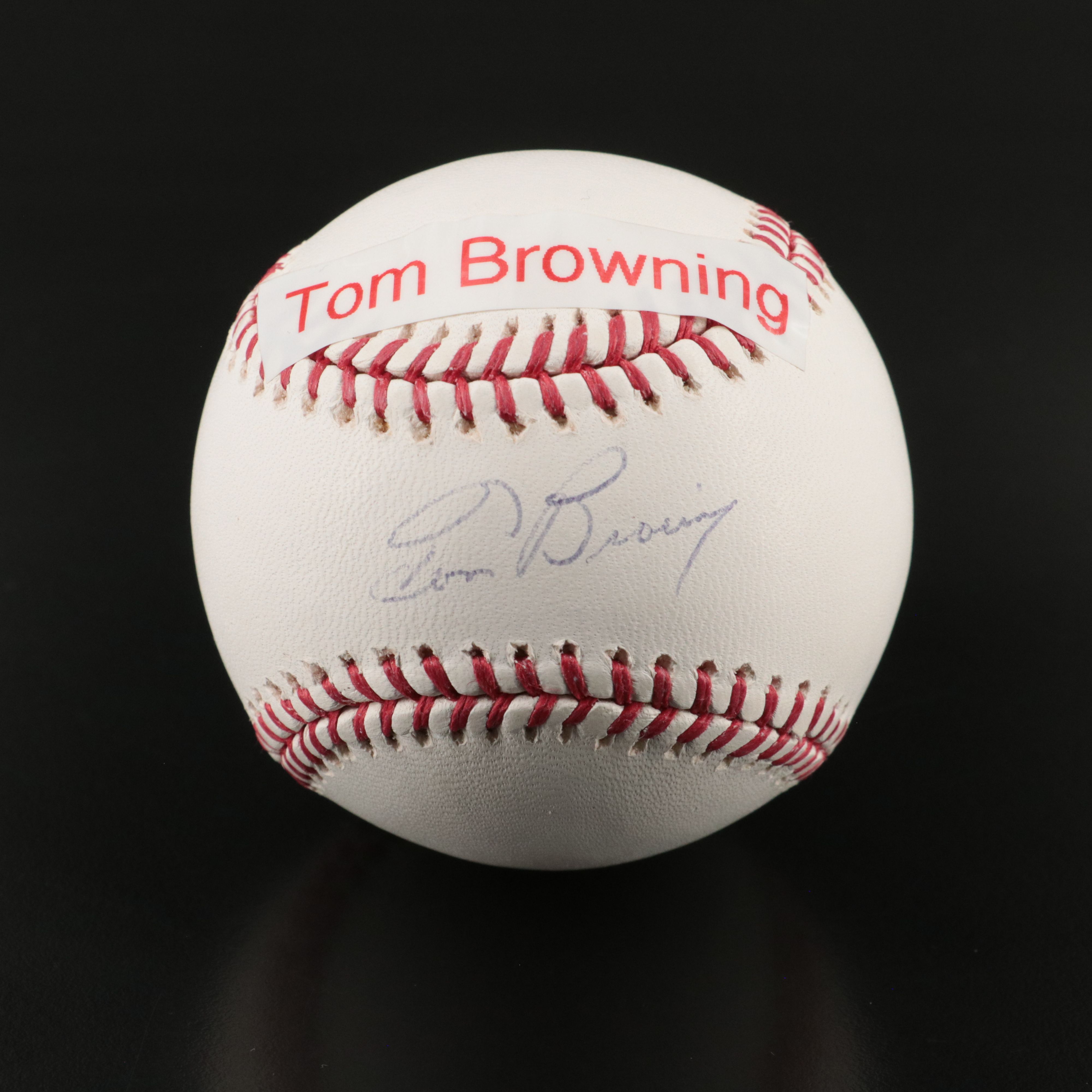 Cincinnati Reds/Florence Freedom Tom Browning Bobbleheads and Signed Balls