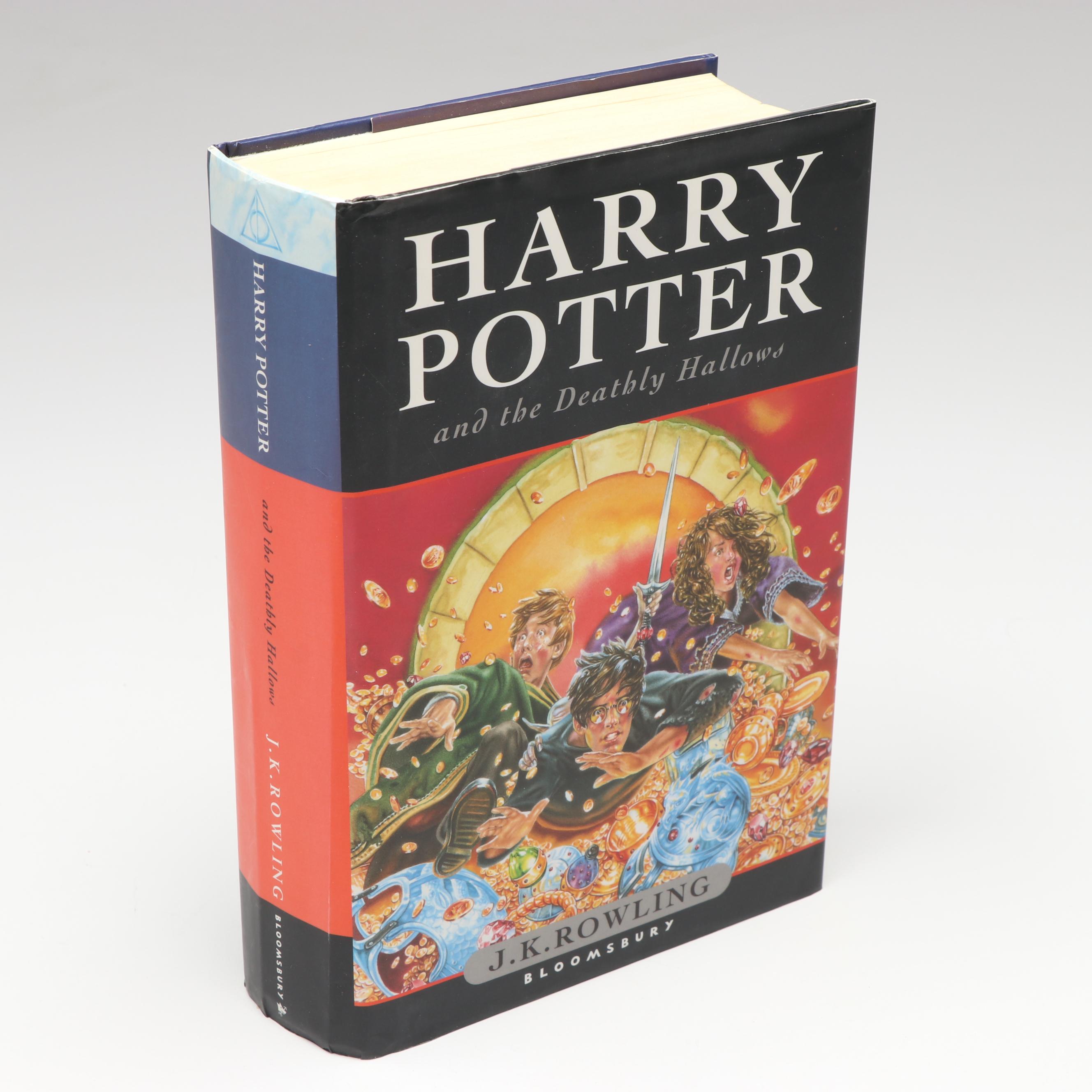 First UK Edition "Harry Potter and the Deathly Hallows" by J. K. Rowling