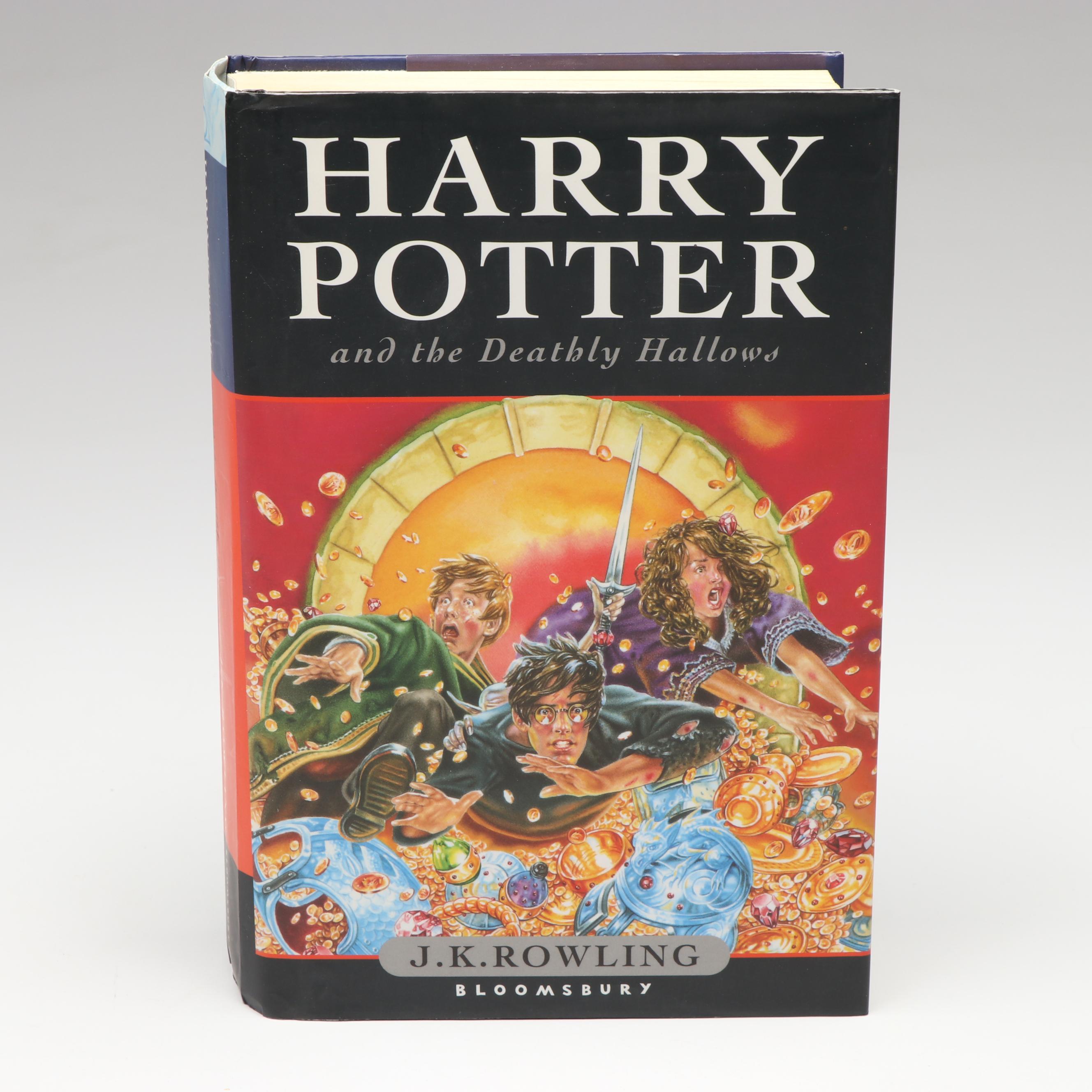 First UK Edition "Harry Potter and the Deathly Hallows" by J. K. Rowling