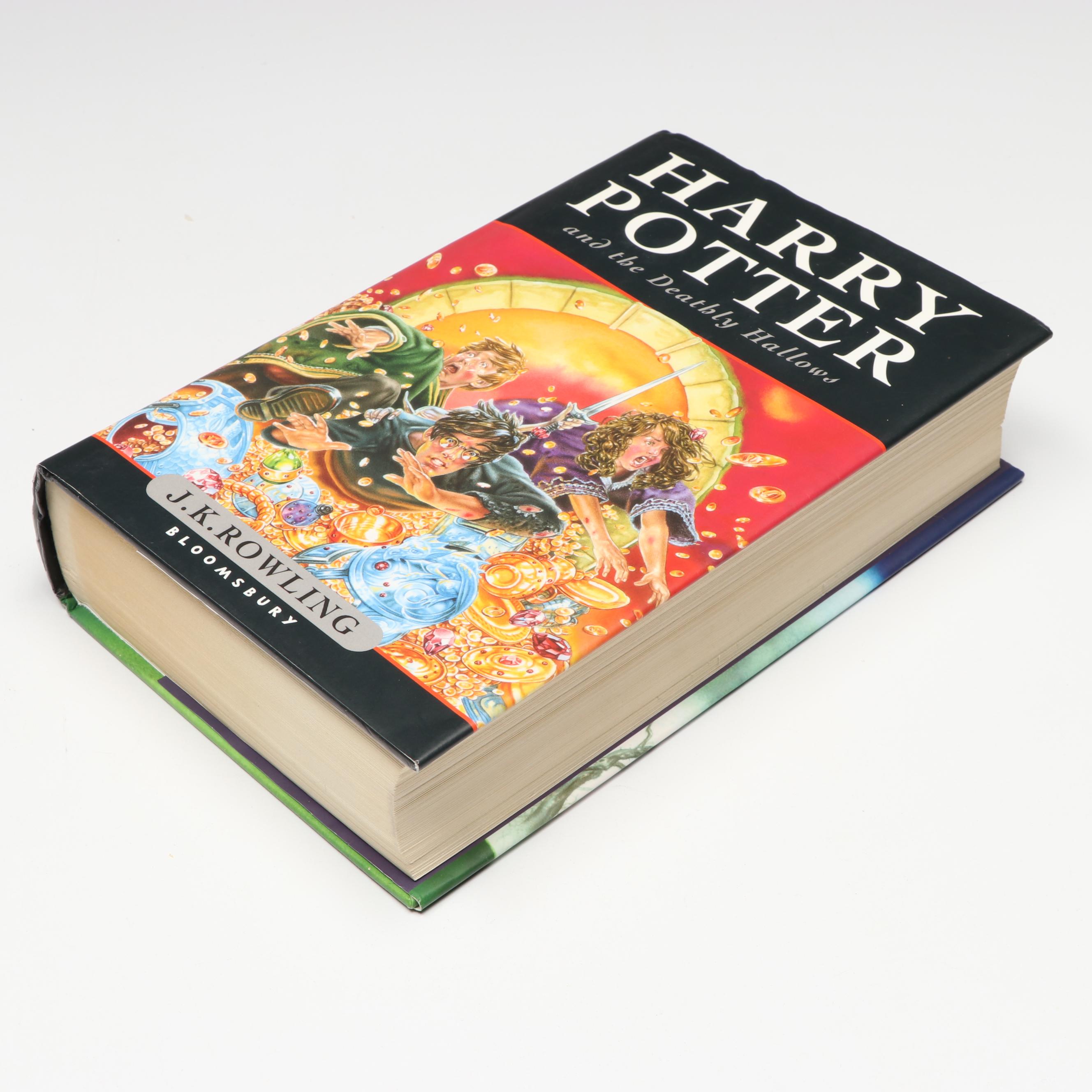 First UK Edition "Harry Potter and the Deathly Hallows" by J. K. Rowling