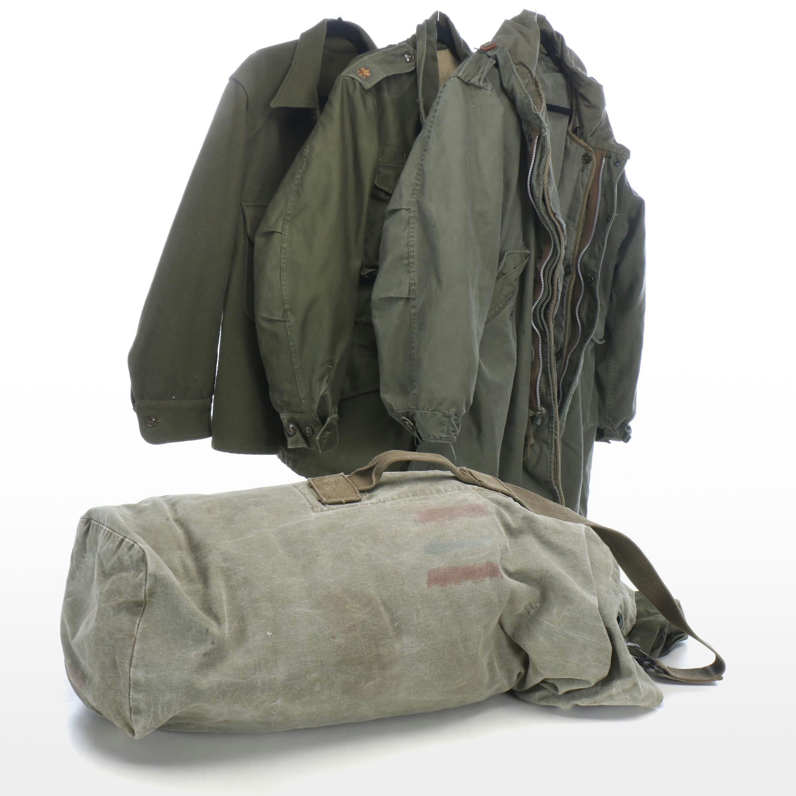 Korean War Era Jackets, Dress Coat, Shirts and More, Mid-20th Century