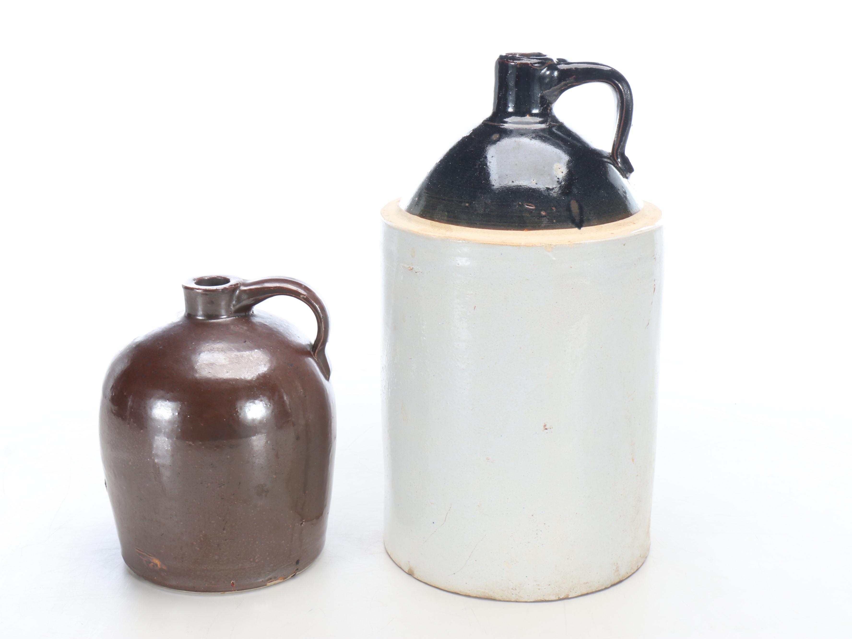 Salt Glazed Stoneware Jugs