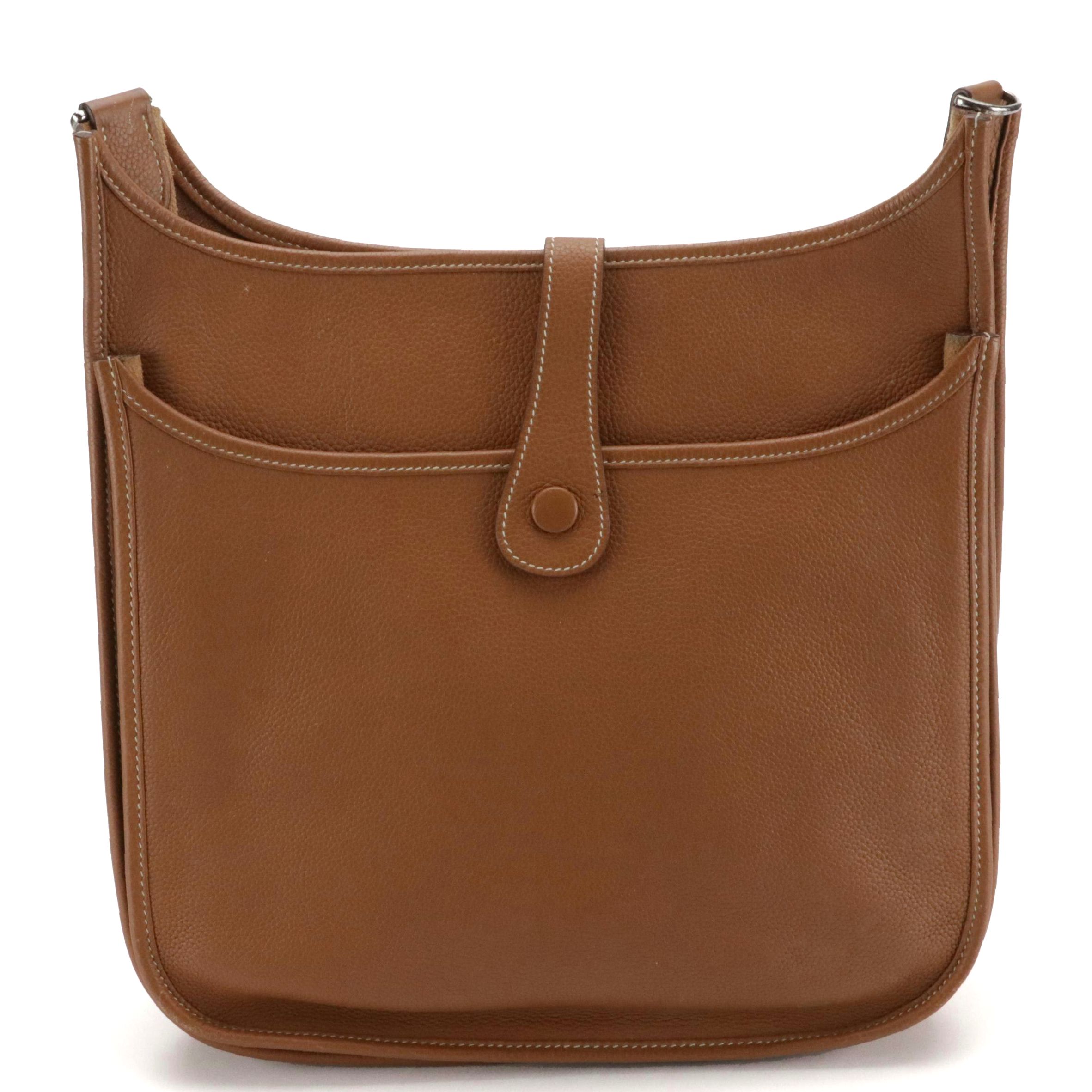 Hermès Evelyne II GM Bag in Clemence Leather