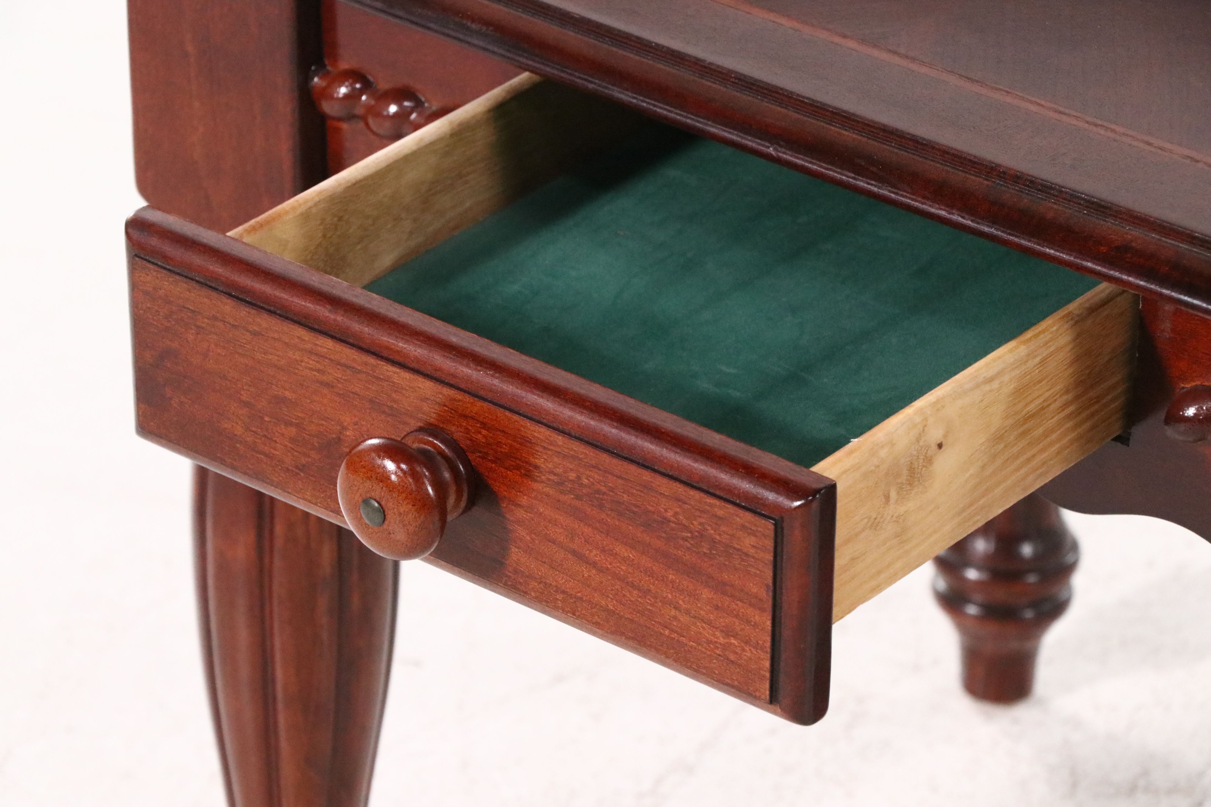 Country Sheraton Style Mahogany End Table