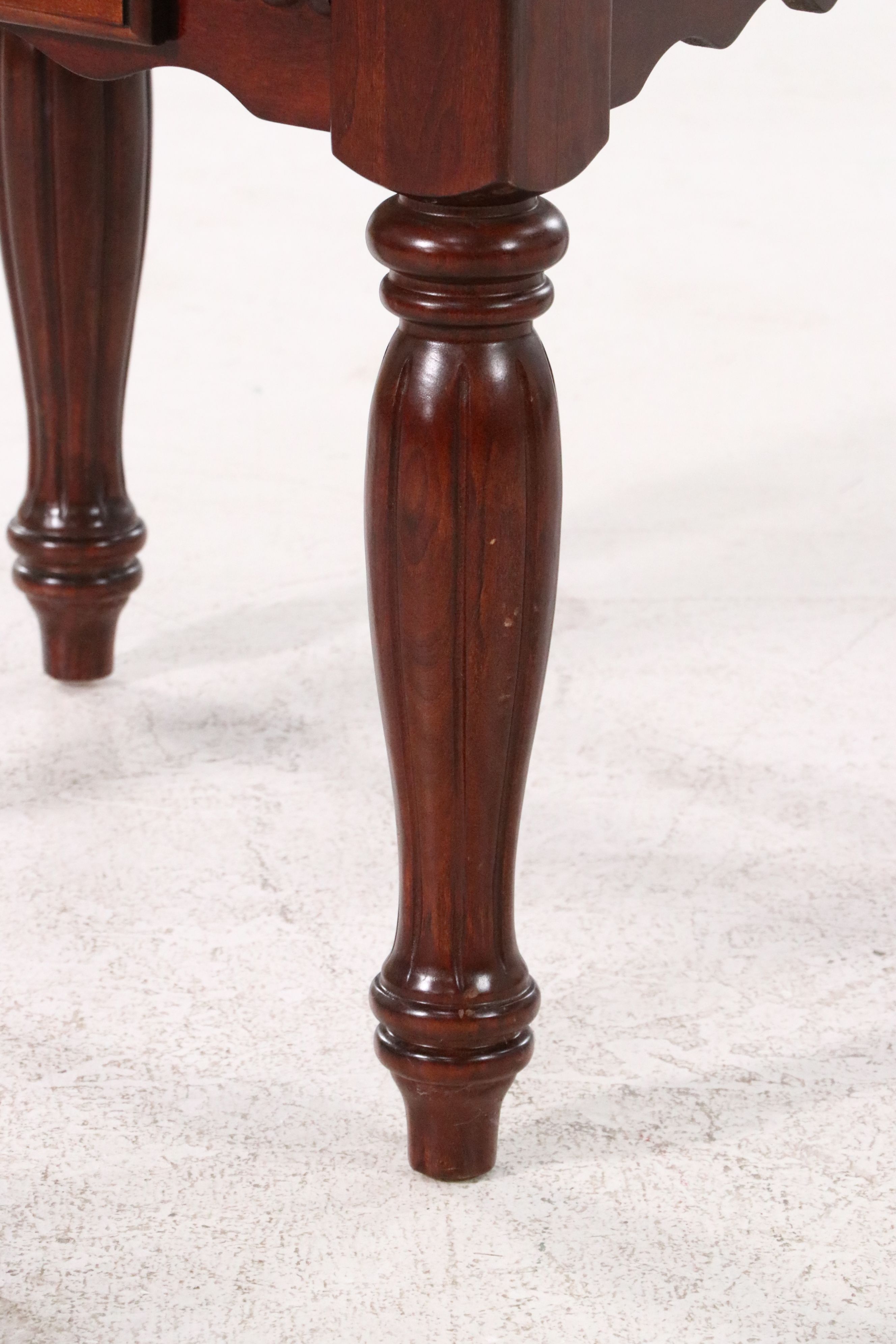 Country Sheraton Style Mahogany End Table