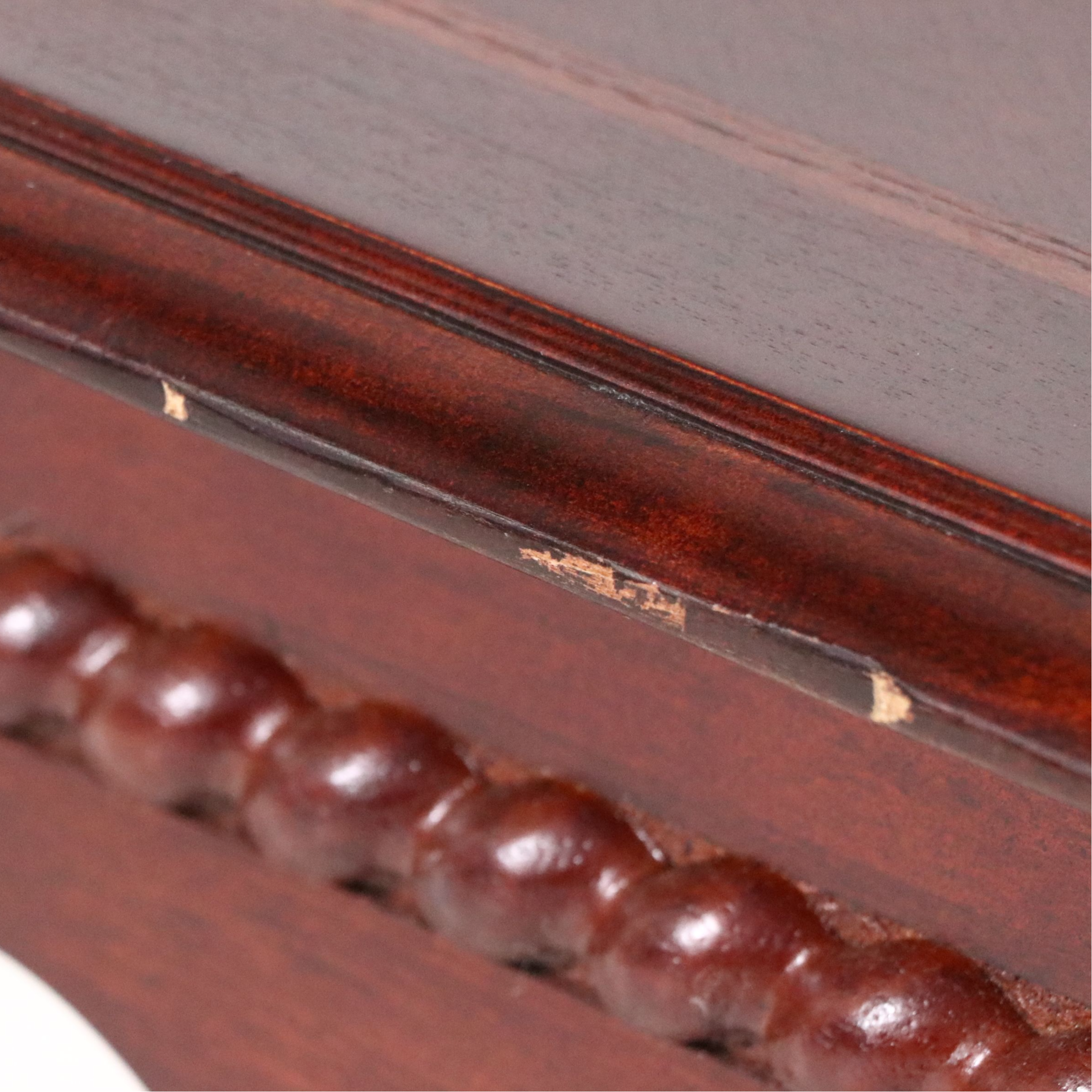 Country Sheraton Style Mahogany End Table