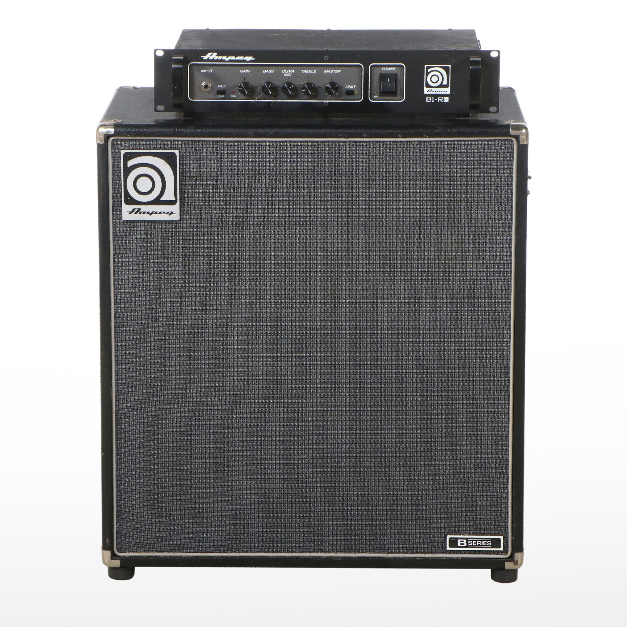 Ampeg B Series B410HE Amplifier with B1-RE Rackmount Amp Head