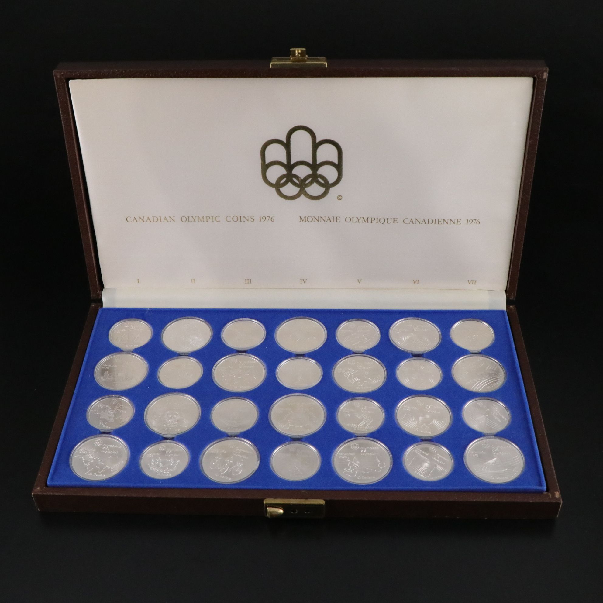 1976 Montreal Olympics Commemorative Silver Coin Set