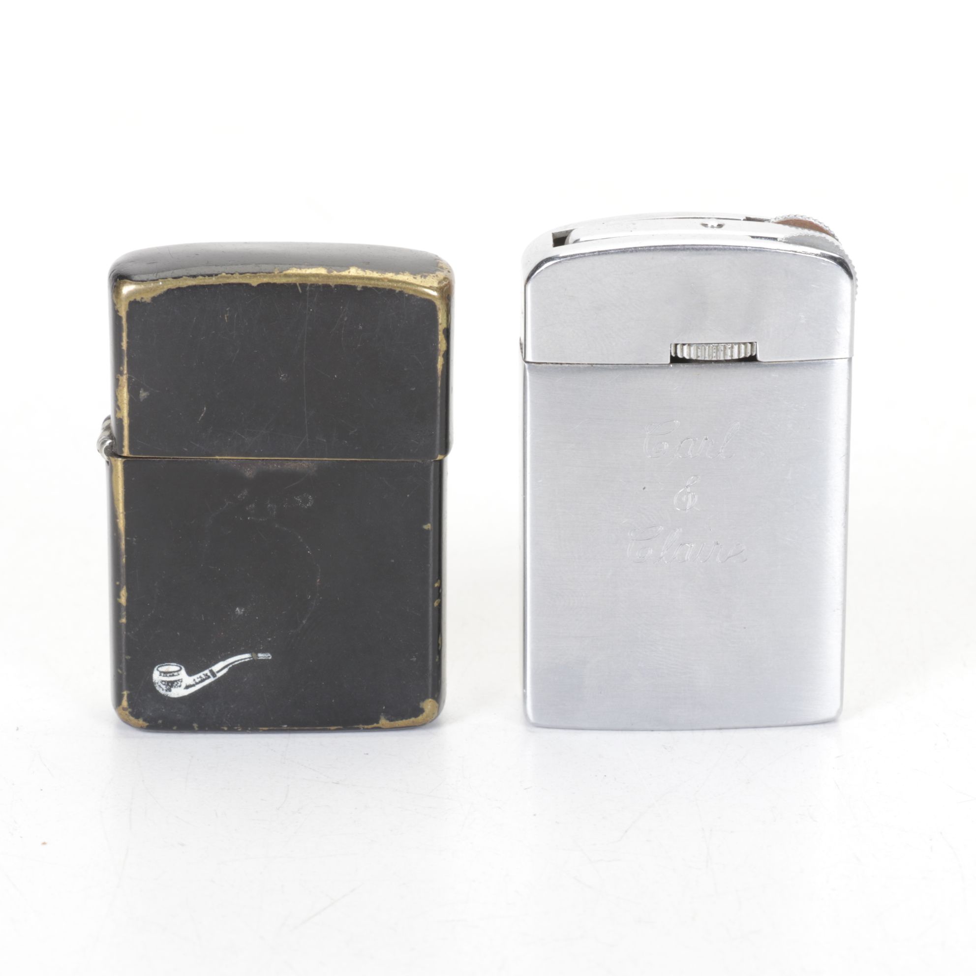 Assorted Flip Lighters & Pipe Tobacco Tools