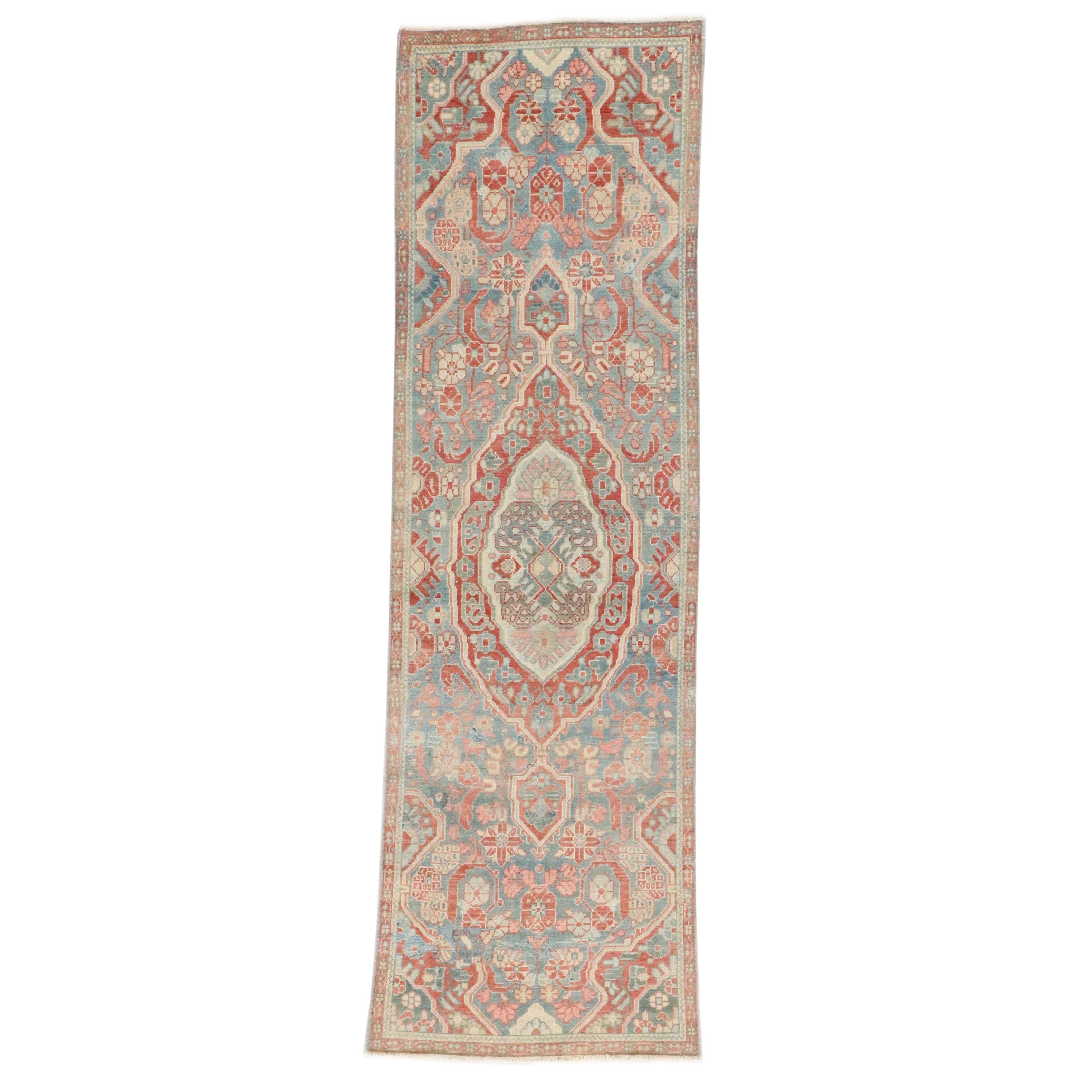 2'10 x 8'11 Hand-Knotted Persian Bakshayesh Carpet Runner