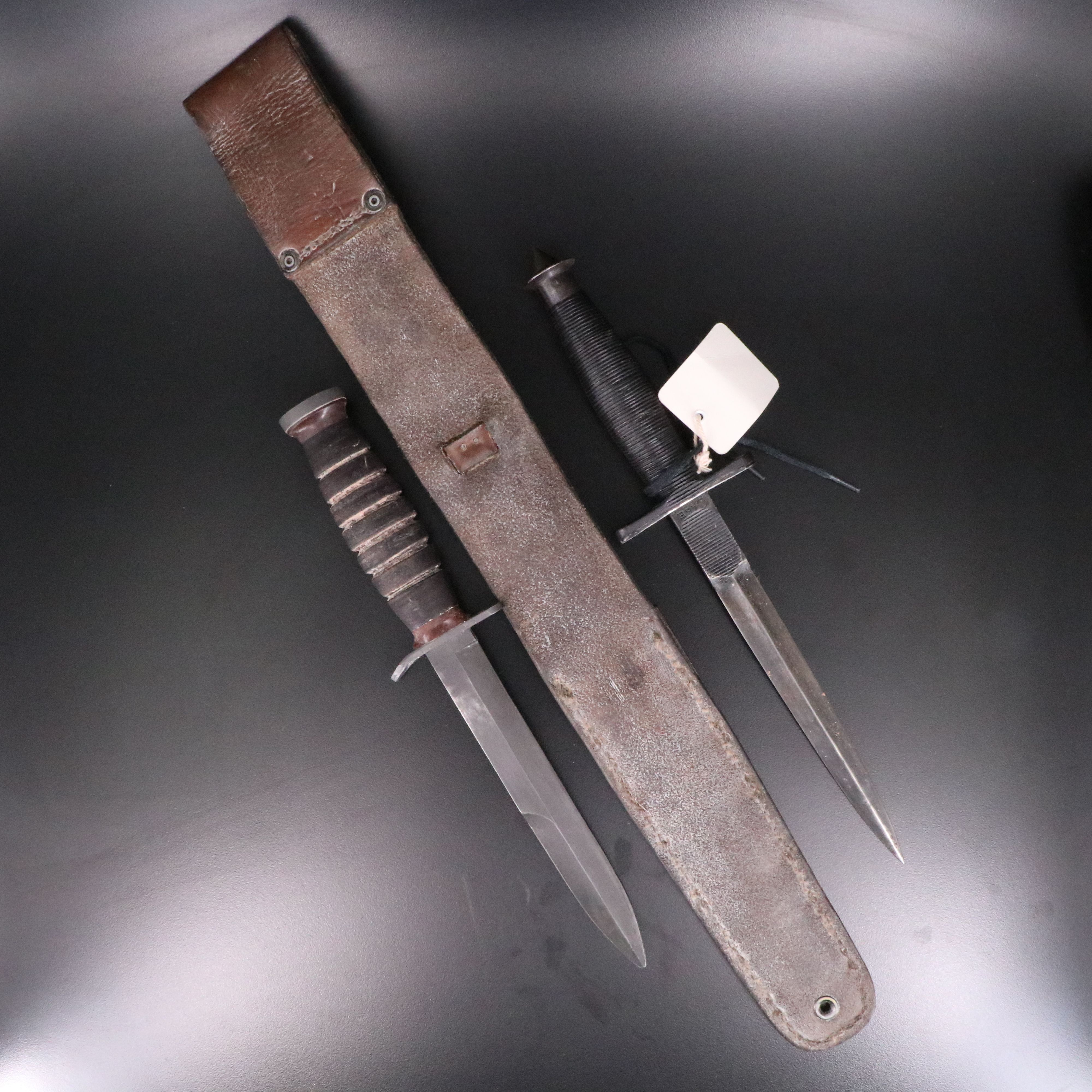 Two U.S. Fighting Knives: M3 and Case Stiletto