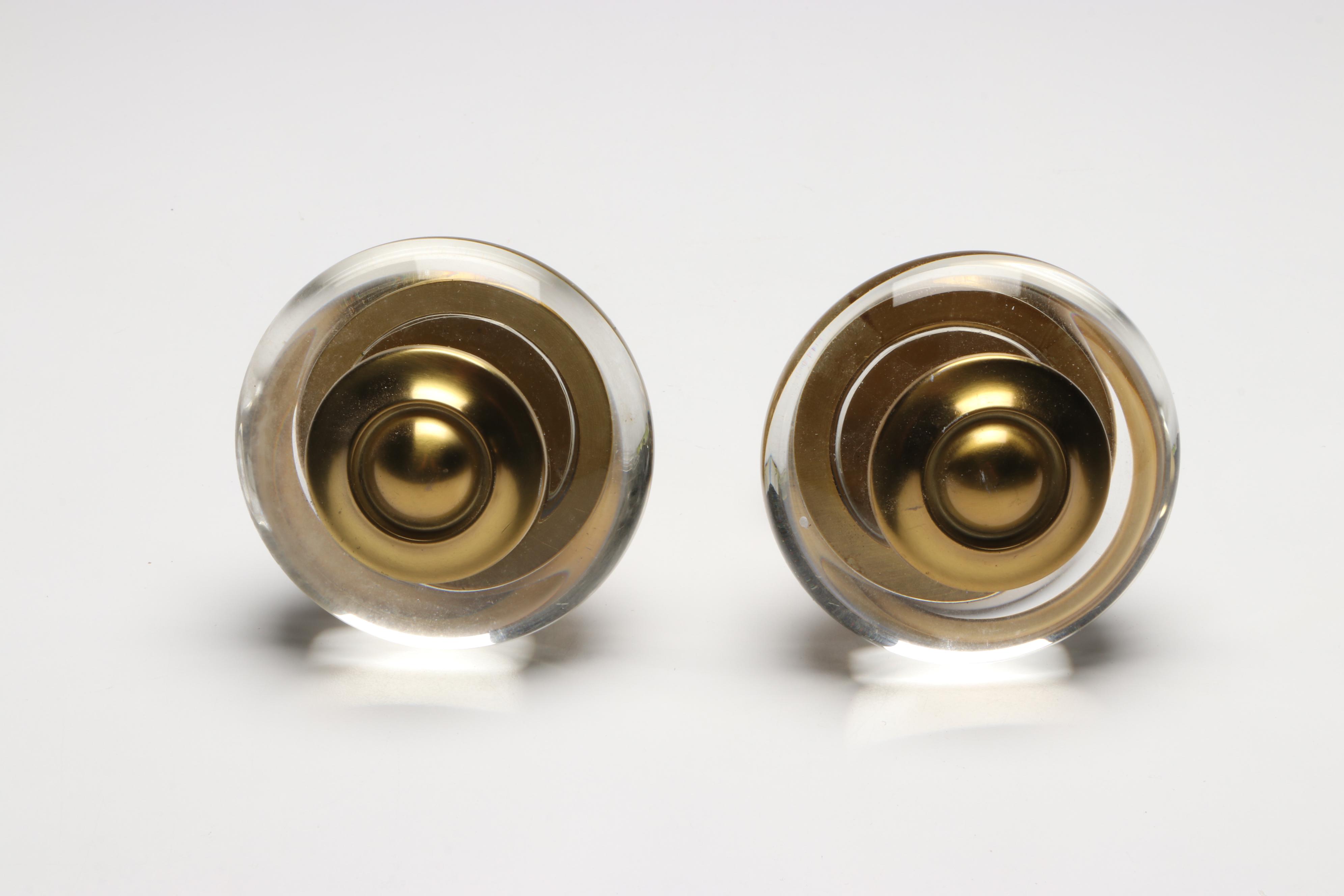 Mid Century Modern Style Glass Decorative Grapes with Other Door Knobs