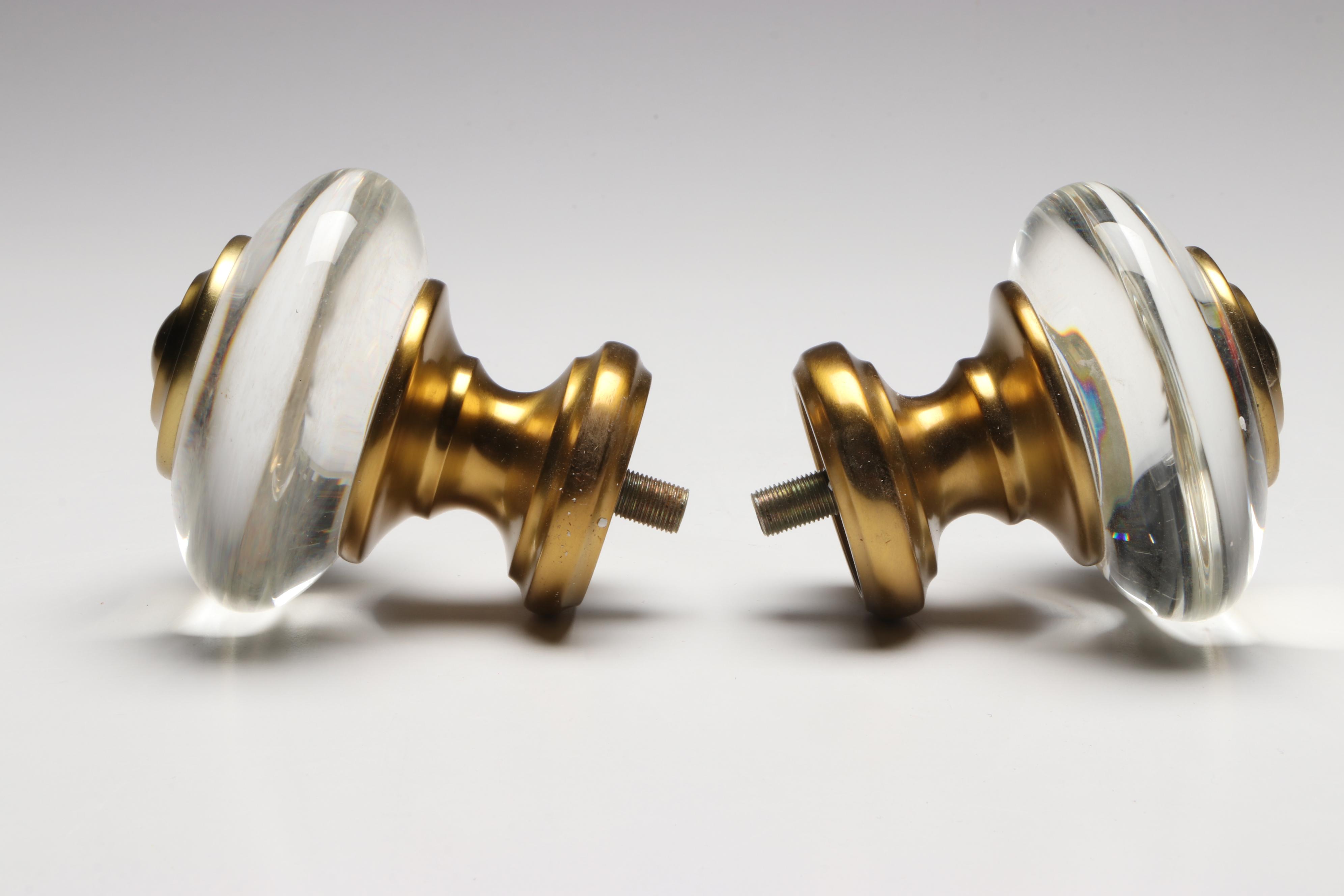 Mid Century Modern Style Glass Decorative Grapes with Other Door Knobs