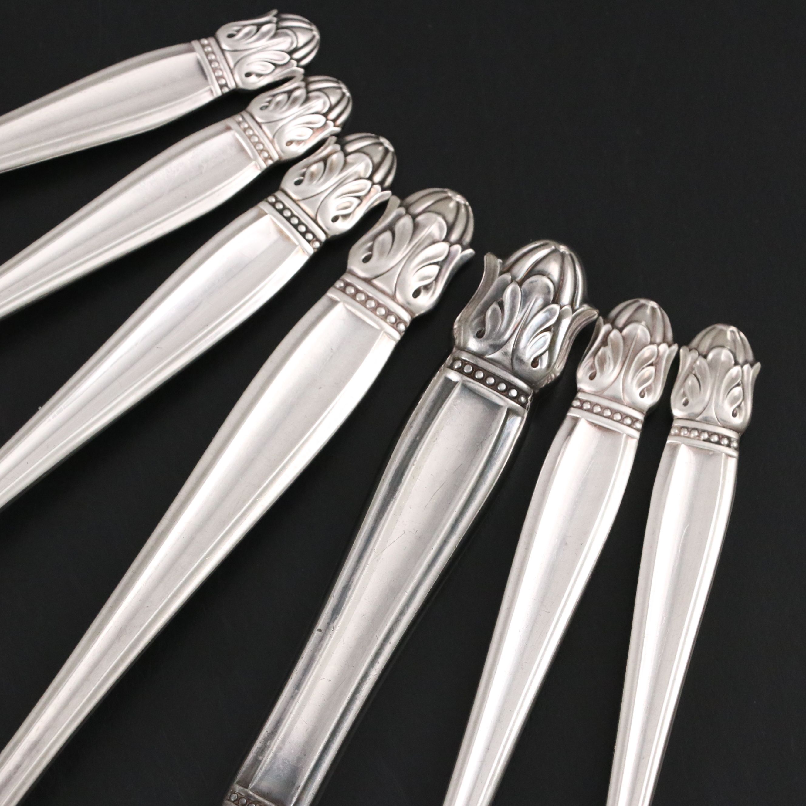 Holmes & Edwards "Danish Princess" Silver Plate Flatware, Mid-20th Century