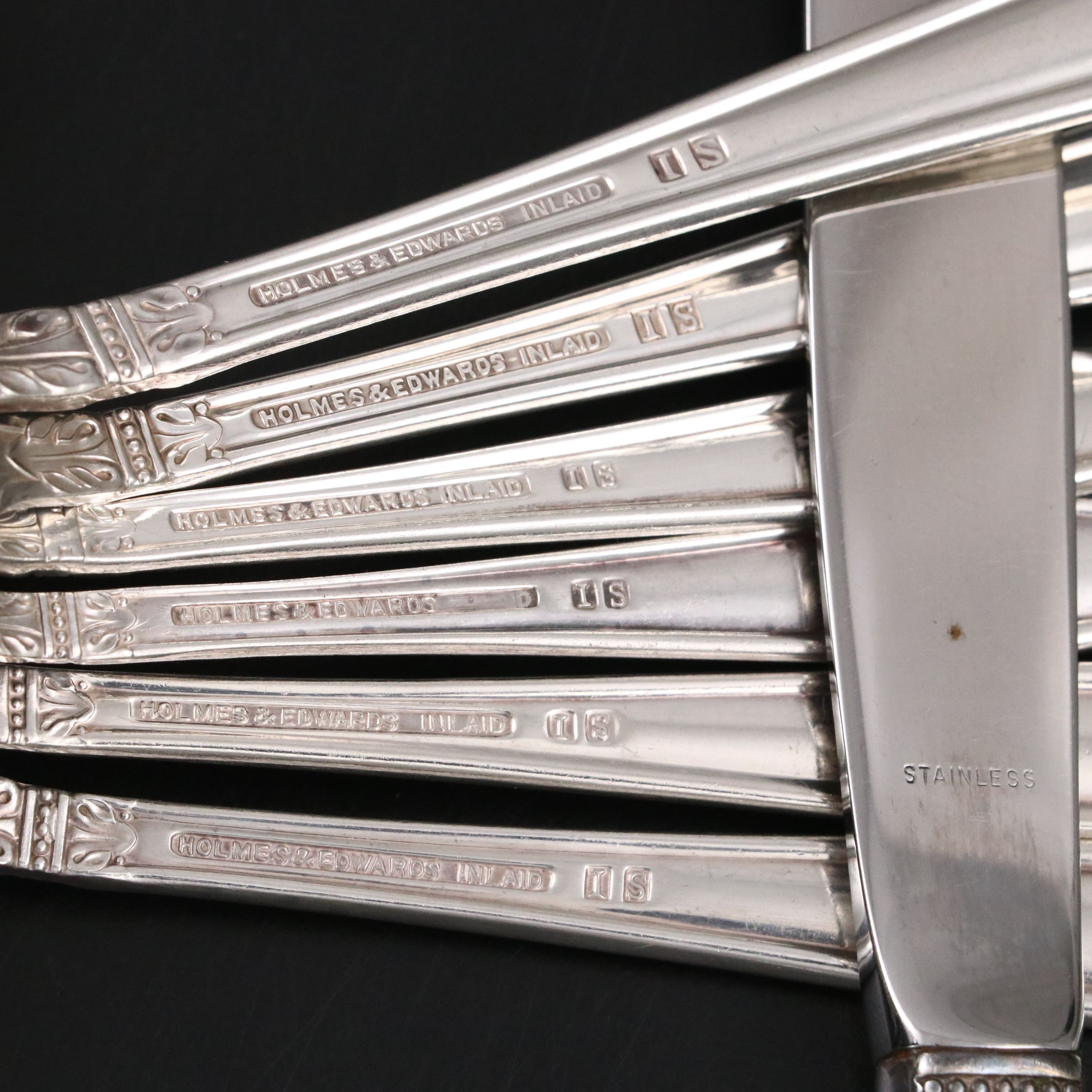 Holmes & Edwards "Danish Princess" Silver Plate Flatware, Mid-20th Century