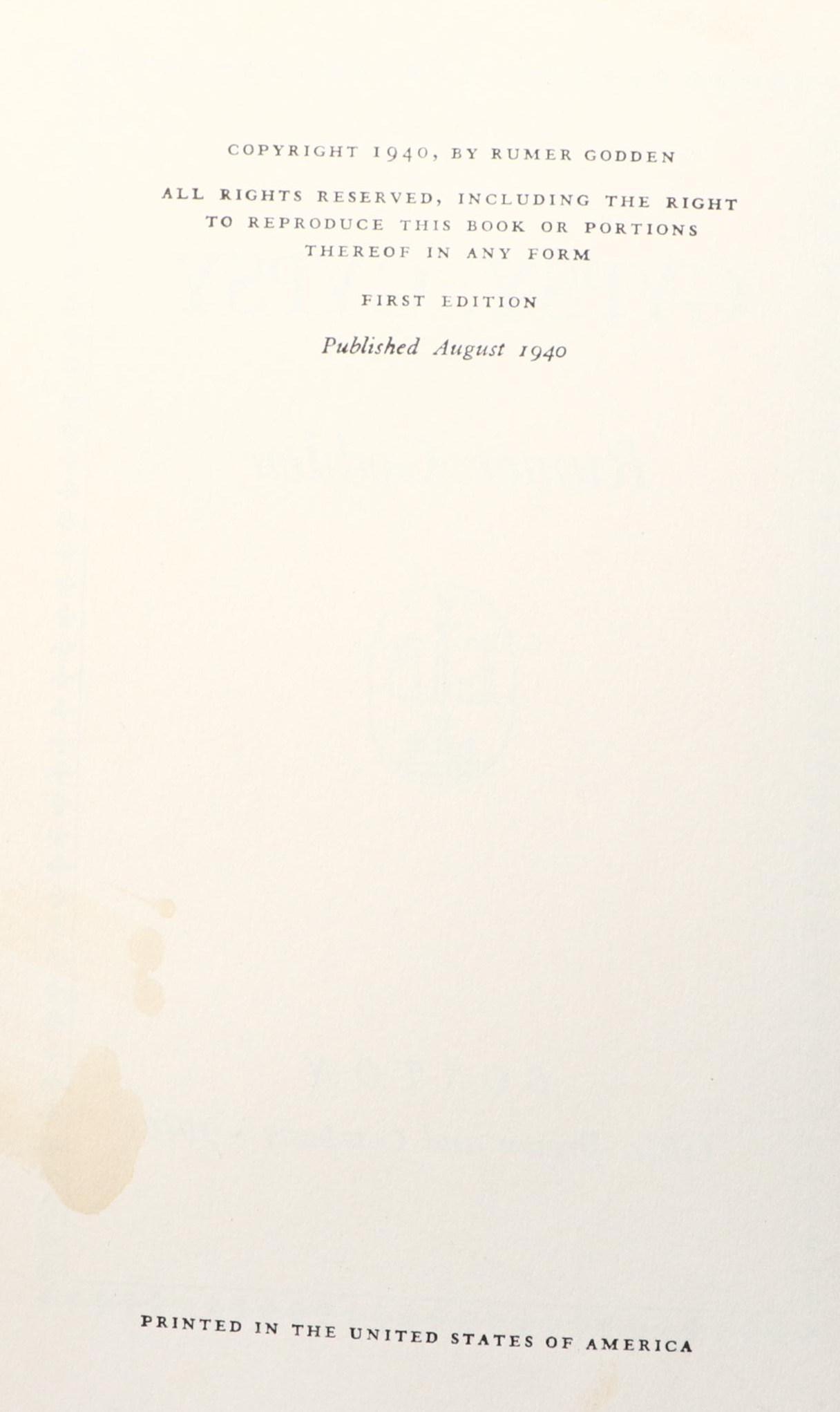 First UK Edition "In This House of Brede" and More Books by Rumer Godden