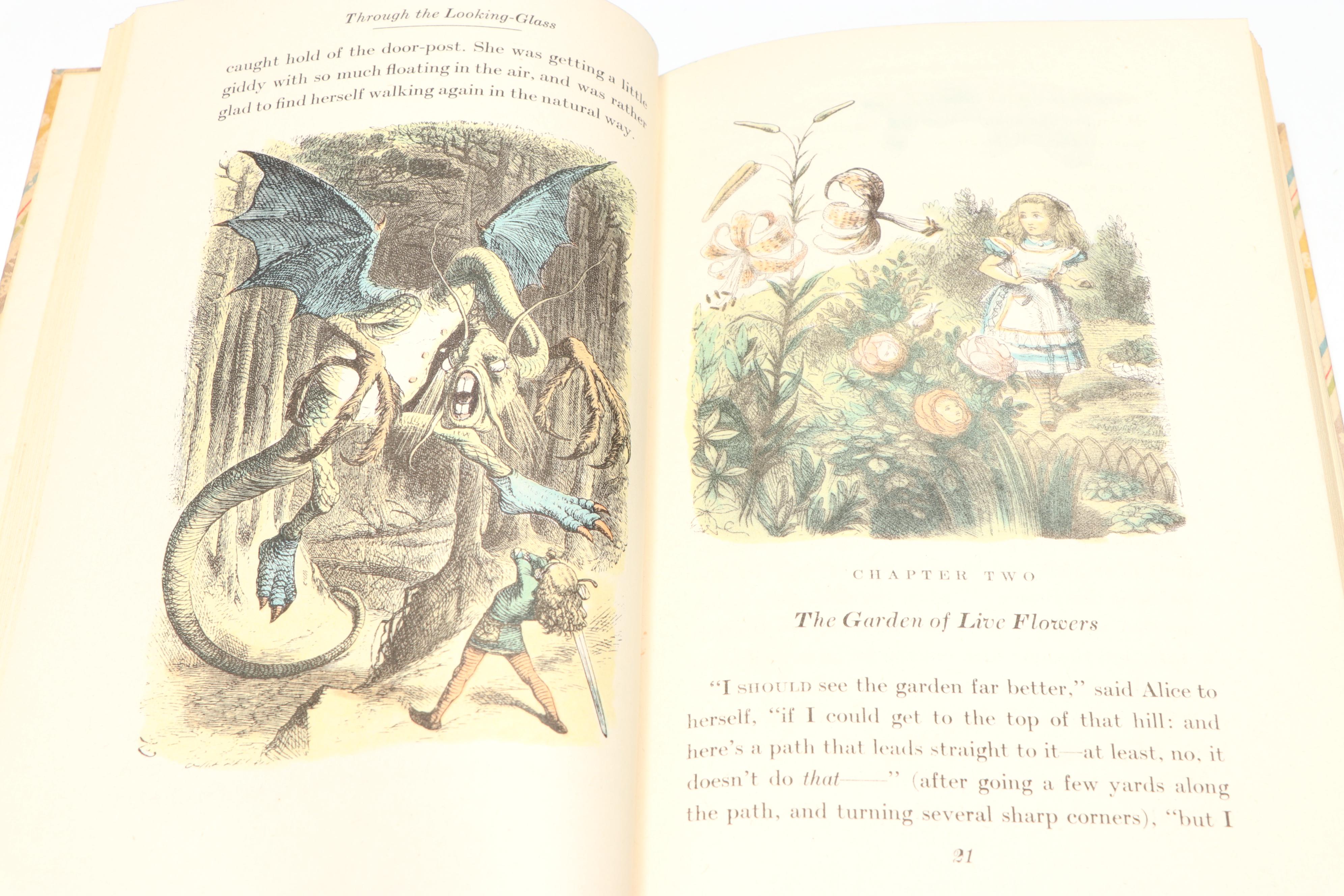 Illustrated "Alice in Wonderland" and "Through the Looking-Glass" Box Set, 1946