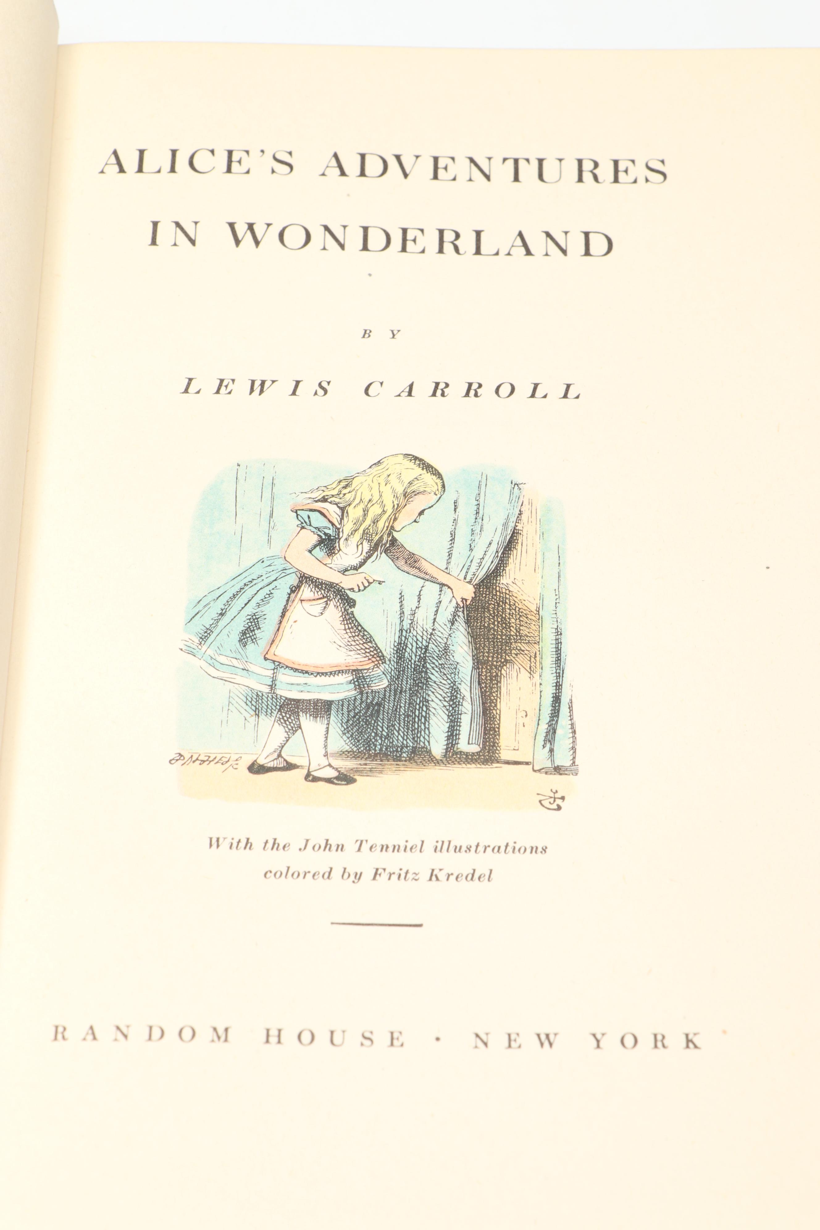 Illustrated "Alice in Wonderland" and "Through the Looking-Glass" Box Set, 1946