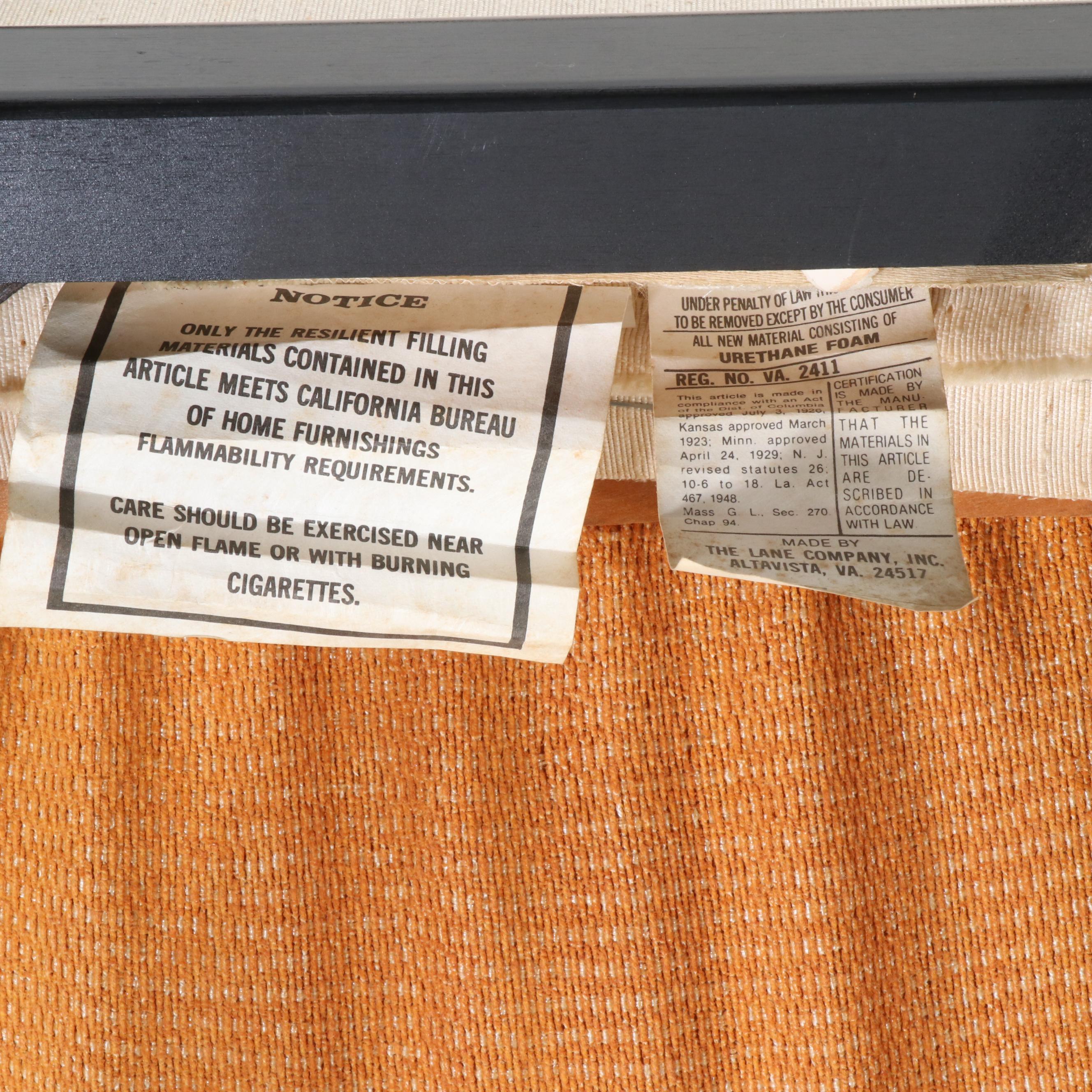 Six Piece Lacquered Wood Dining Set