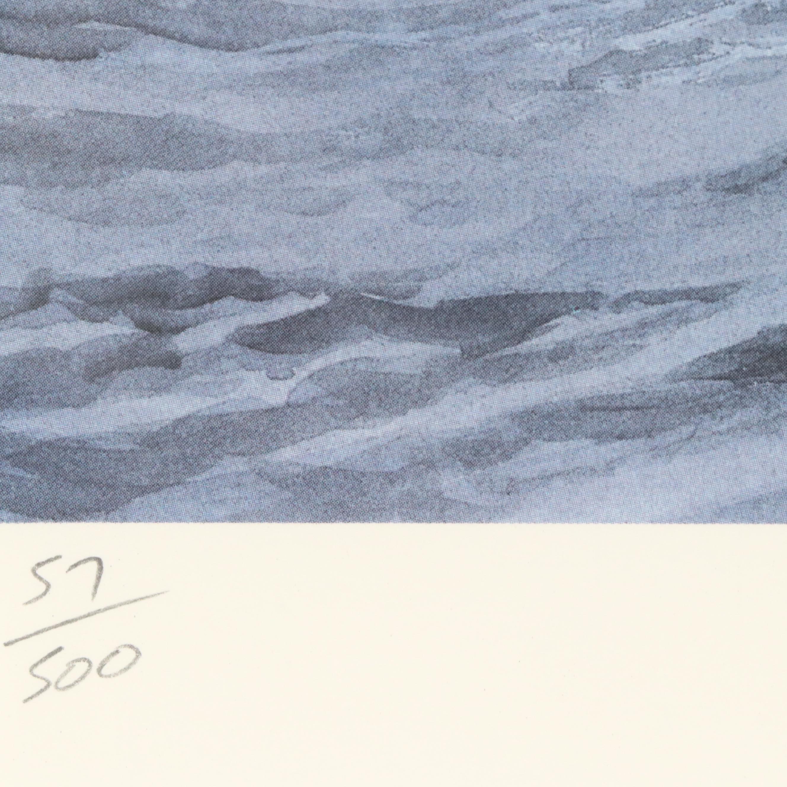 Robert McGreevy Offset Lithograph "Steamer Regina," 1988