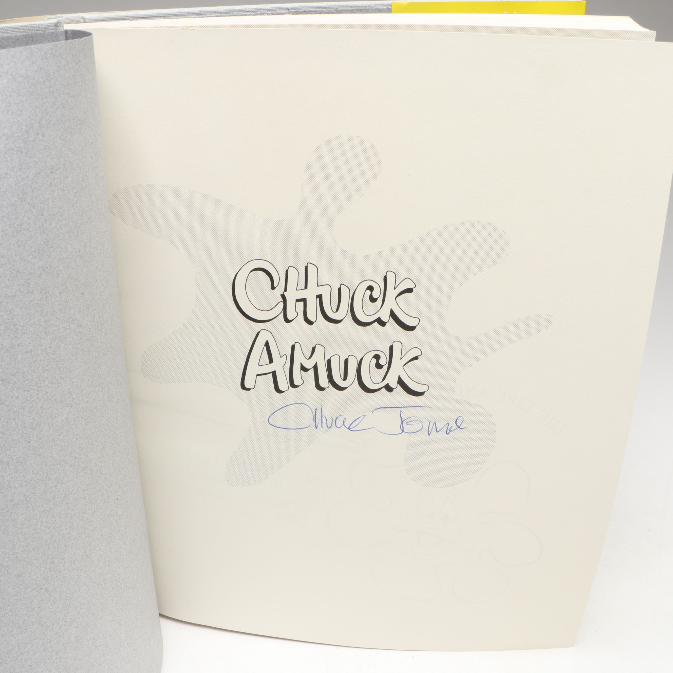 Signed First Edition "Chuck Amuck" by Chuck Jones with Children's Book