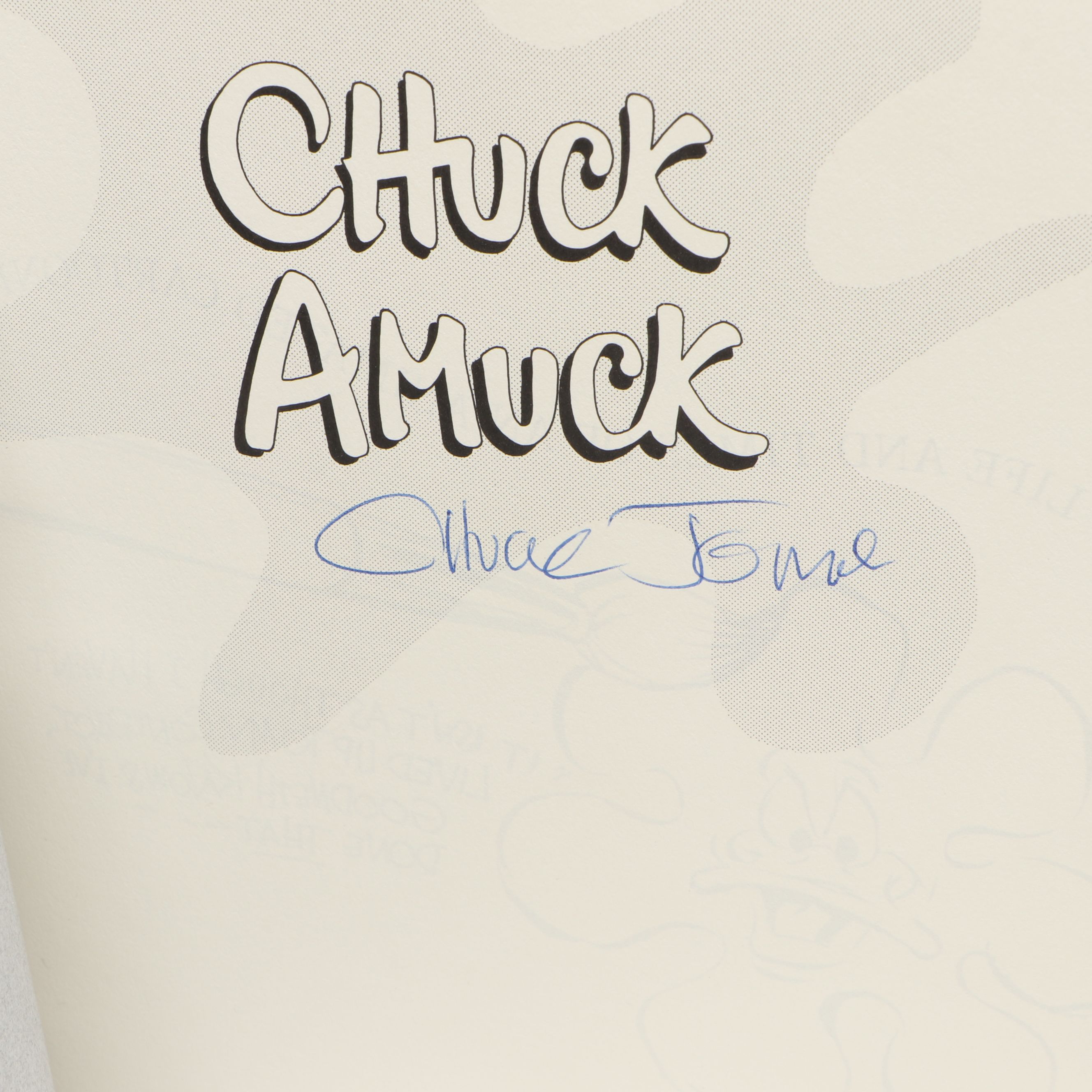 Signed First Edition "Chuck Amuck" by Chuck Jones with Children's Book