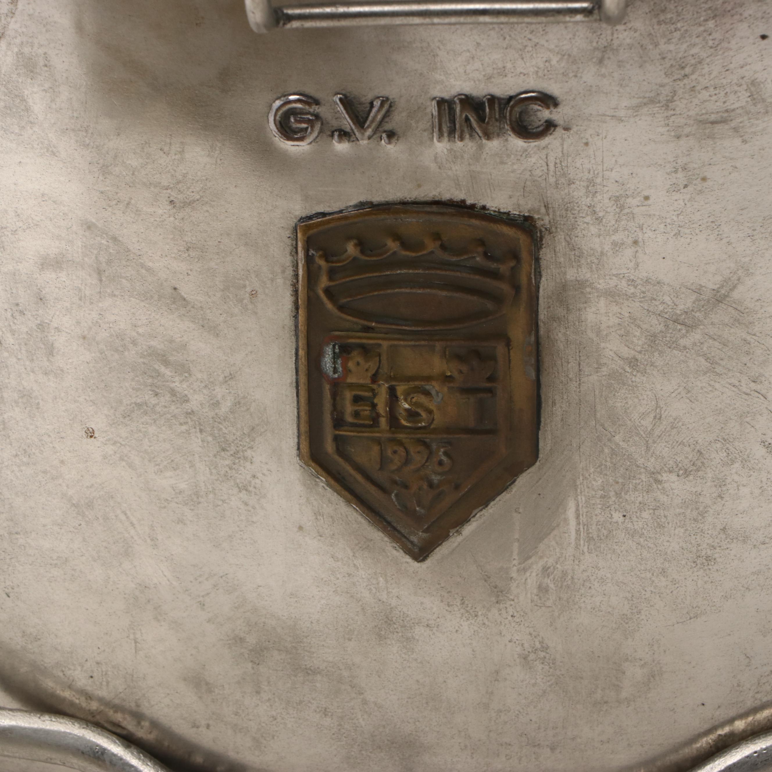 Cincinnati Glove Soap Co. Tin Box and Metal Champagne Bucket