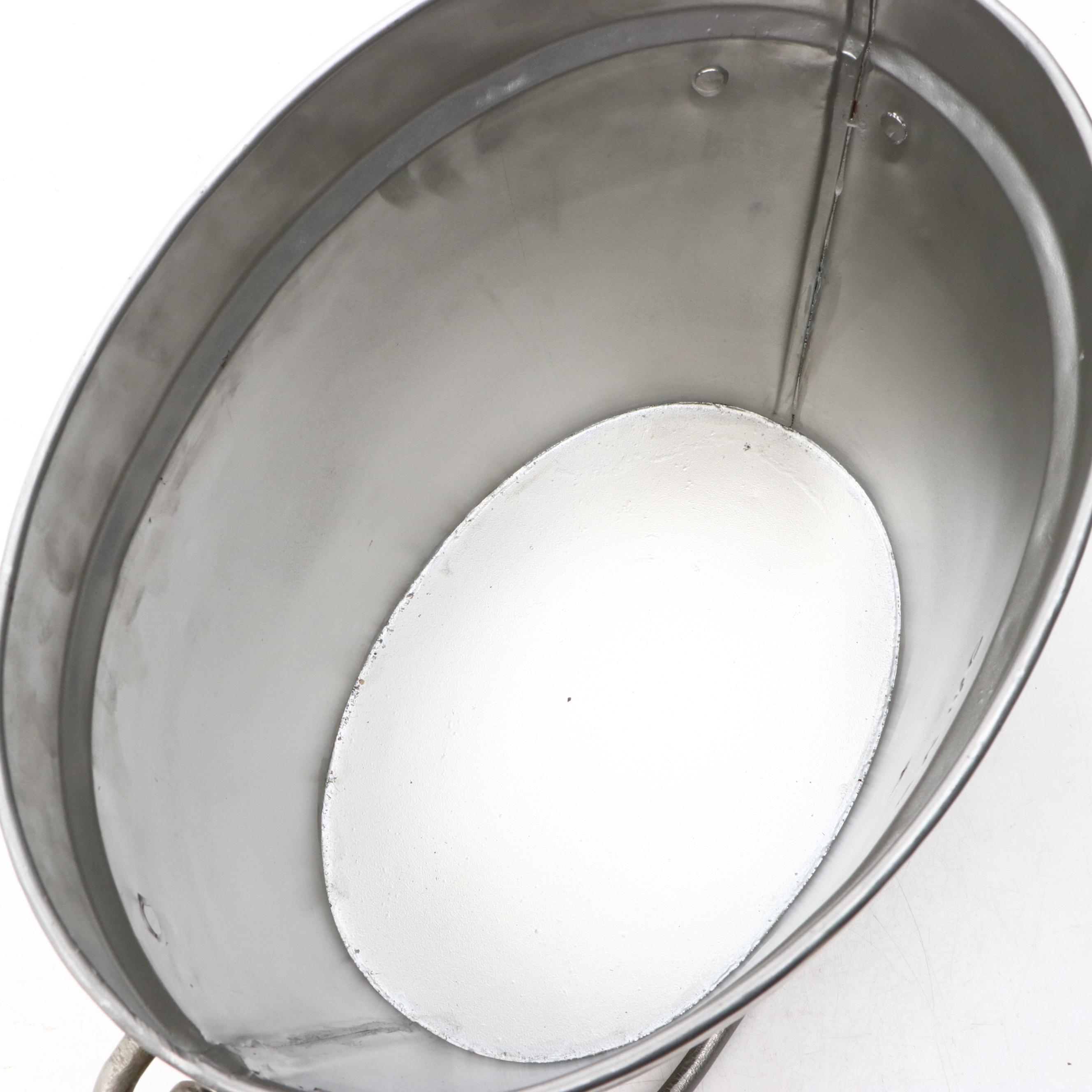 Cincinnati Glove Soap Co. Tin Box and Metal Champagne Bucket