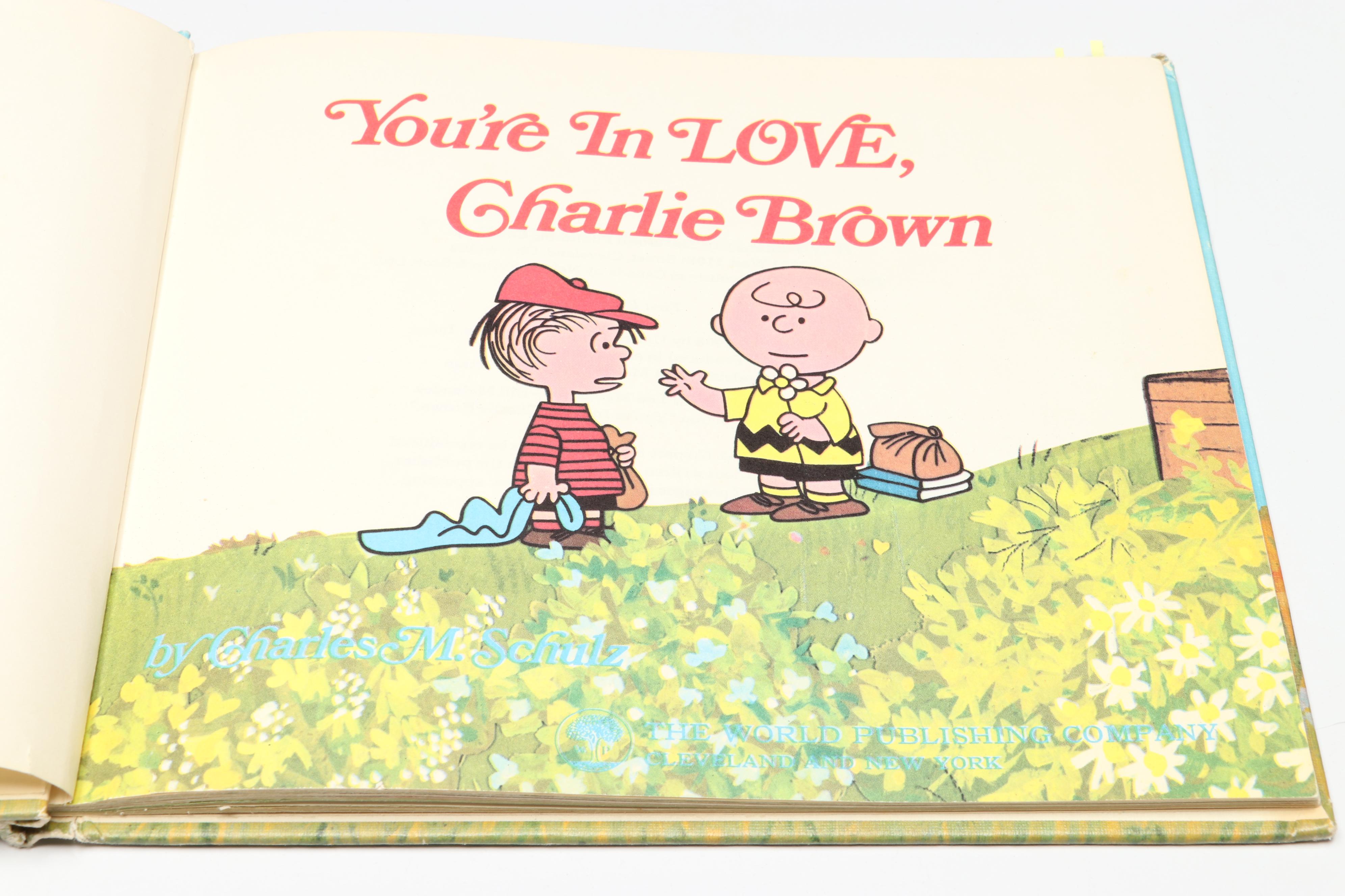 First Edition "You're In Love, Charlie Brown" by Charles M. Schulz, 1968