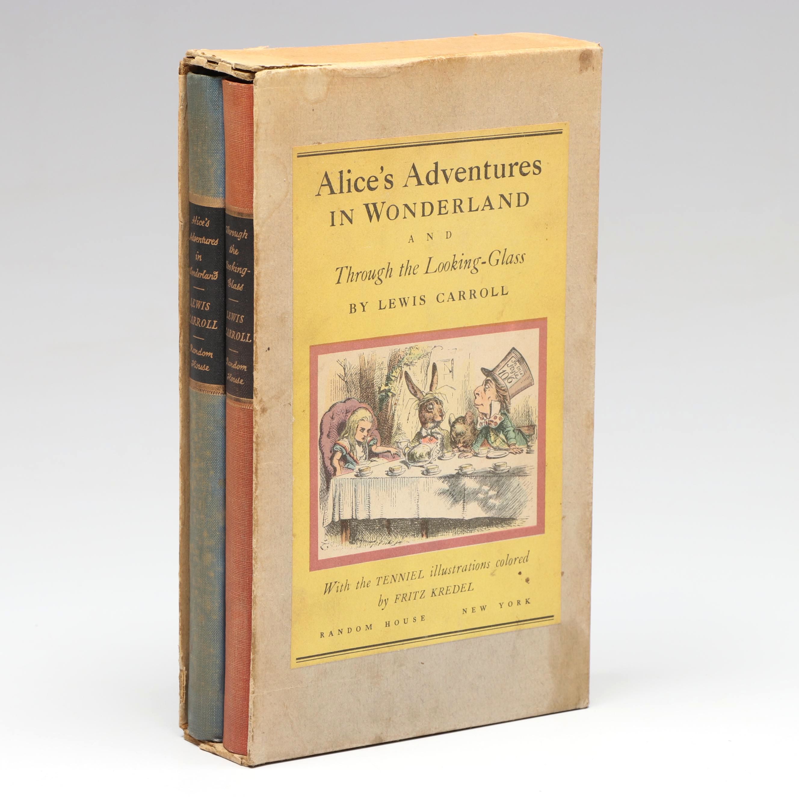 Illustrated "Alice in Wonderland" and "Through the Looking-Glass" Box Set, 1946