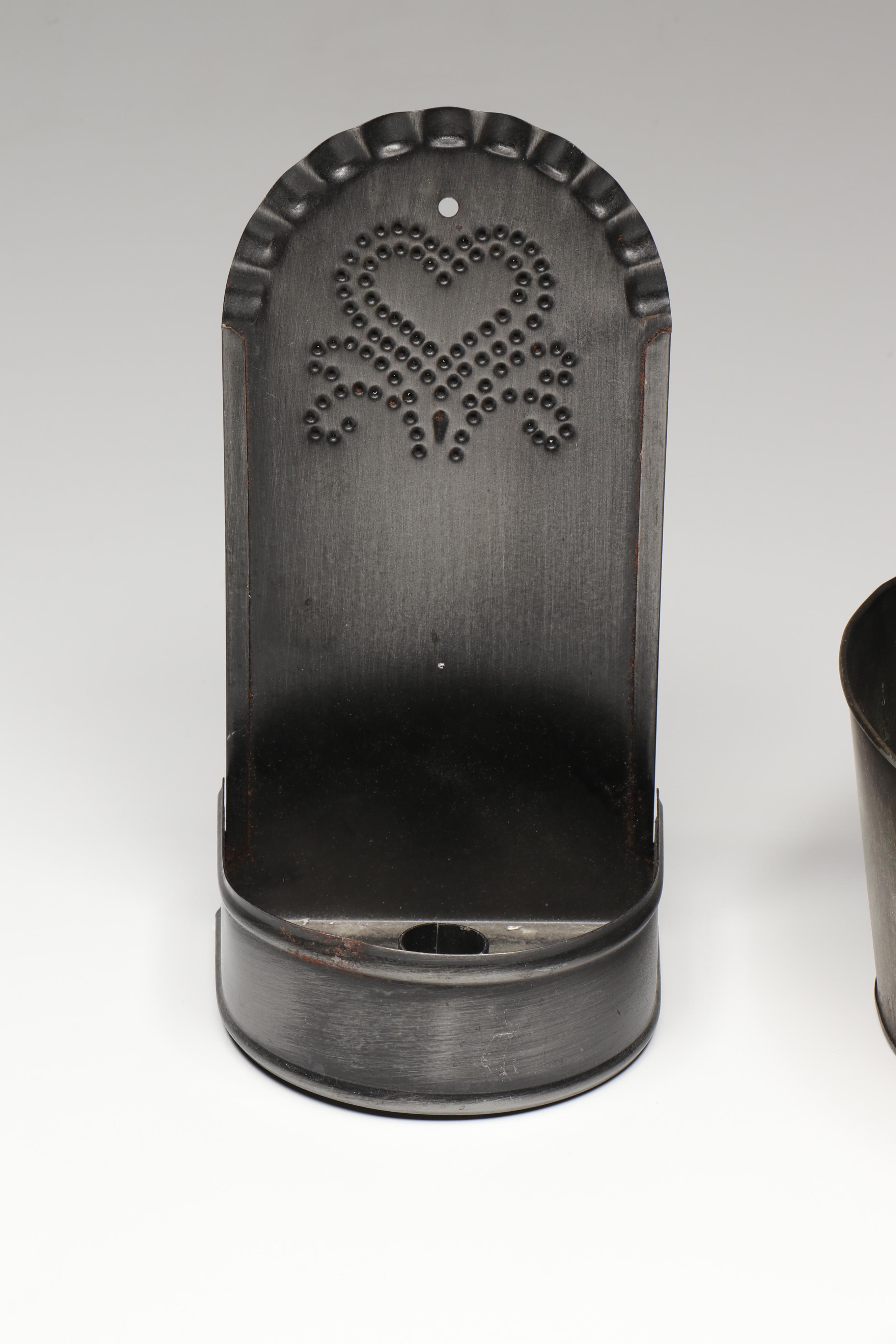 McCoy 1976 Commemorative Bean Pots, Cast Iron Muffin Pan with Other Metal Décor