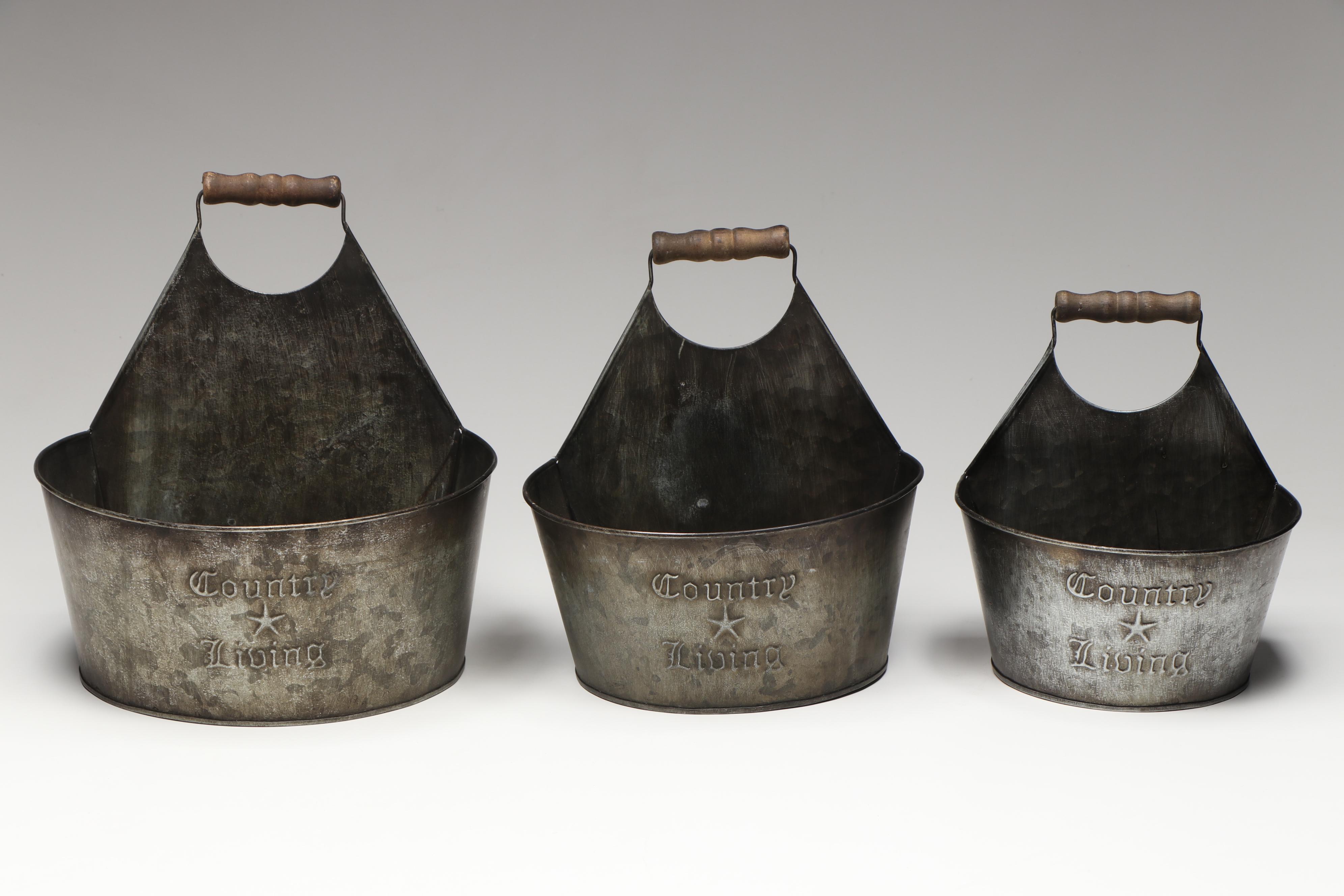 McCoy 1976 Commemorative Bean Pots, Cast Iron Muffin Pan with Other Metal Décor